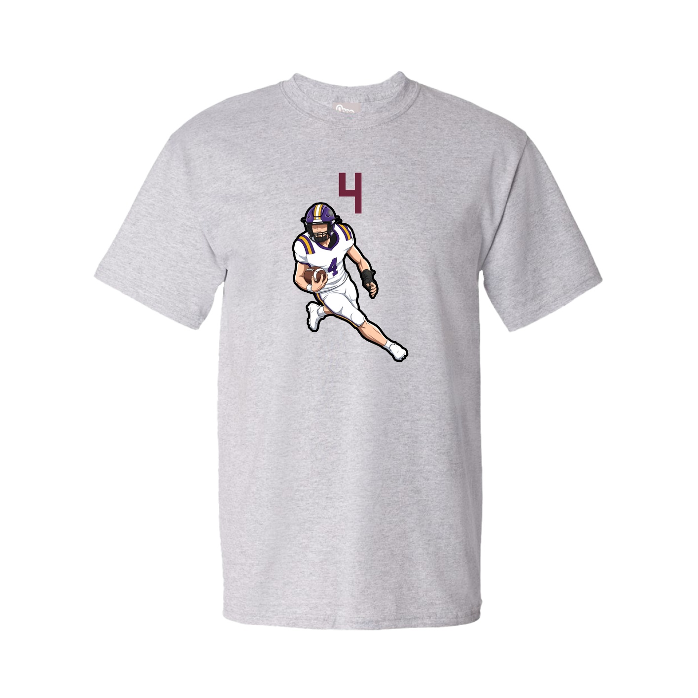 Tee — Number Top in Grey