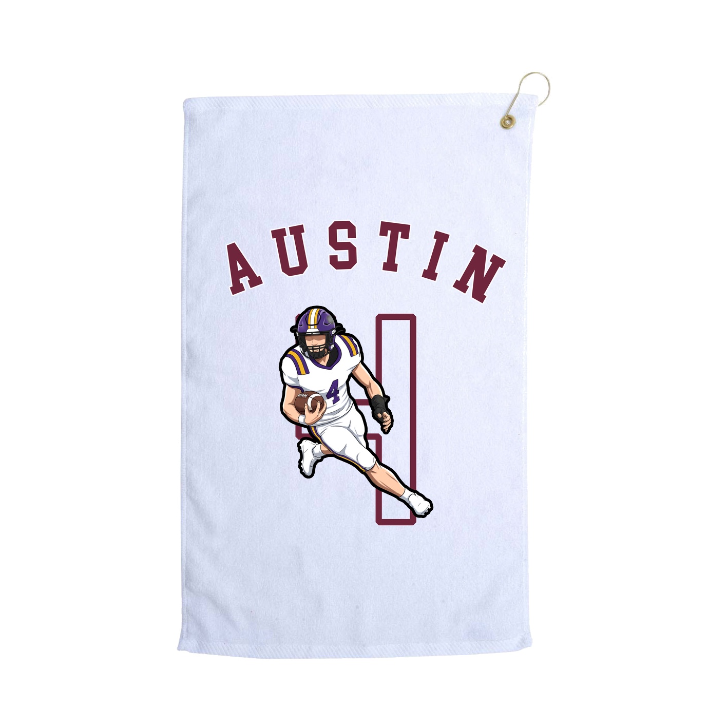 Golf Towel — Shirsey Arch in White