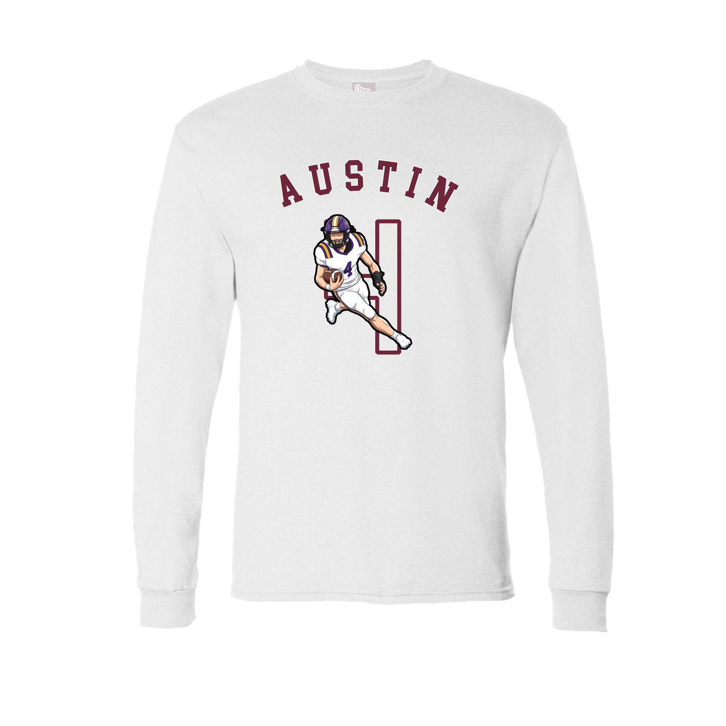Long Sleeve Tee — Shirsey Arch in White