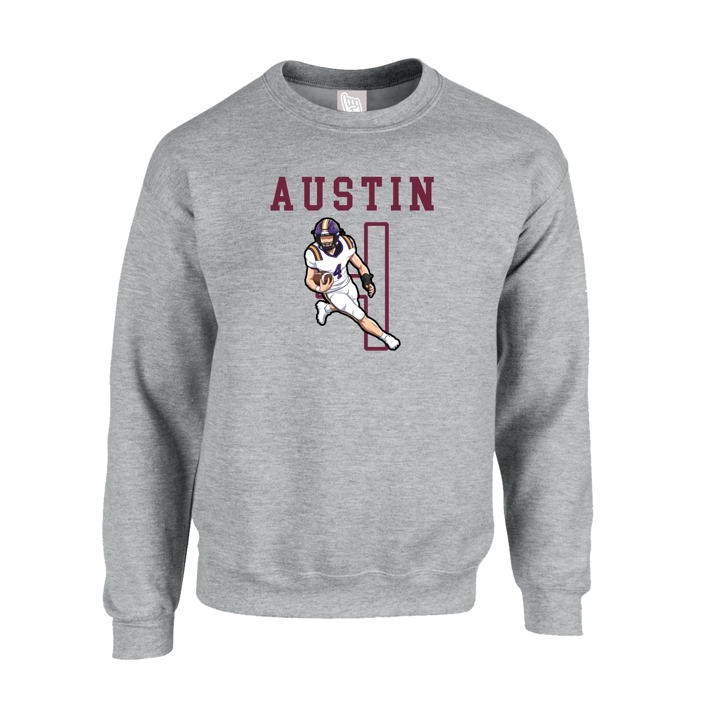 Fleece Crew — Shirsey in Grey