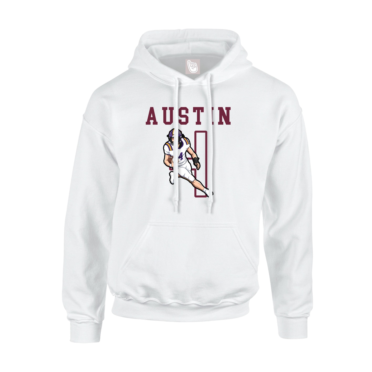 Youth Hoodie — Shirsey in White