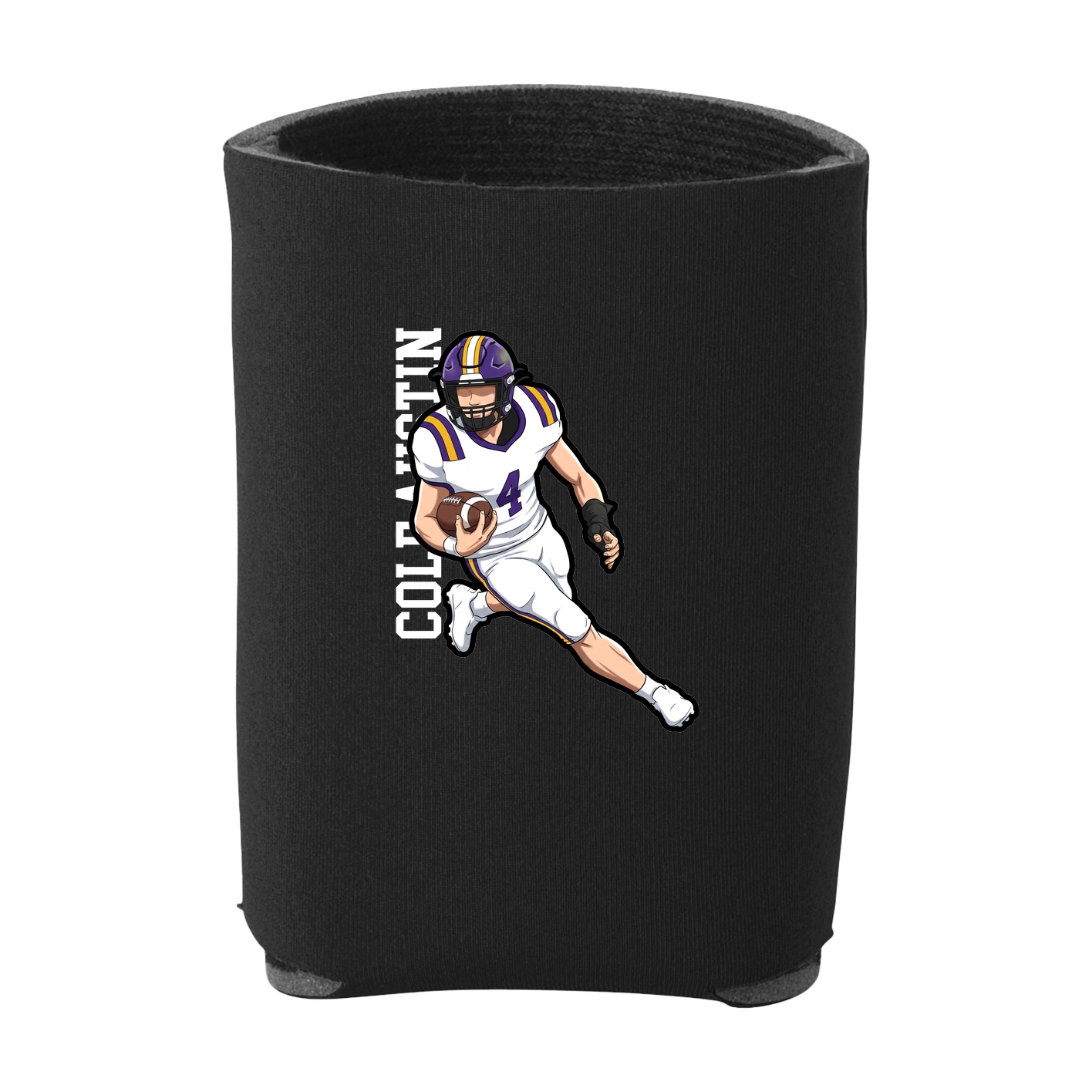 Can Holder — Name Vertical in Black
