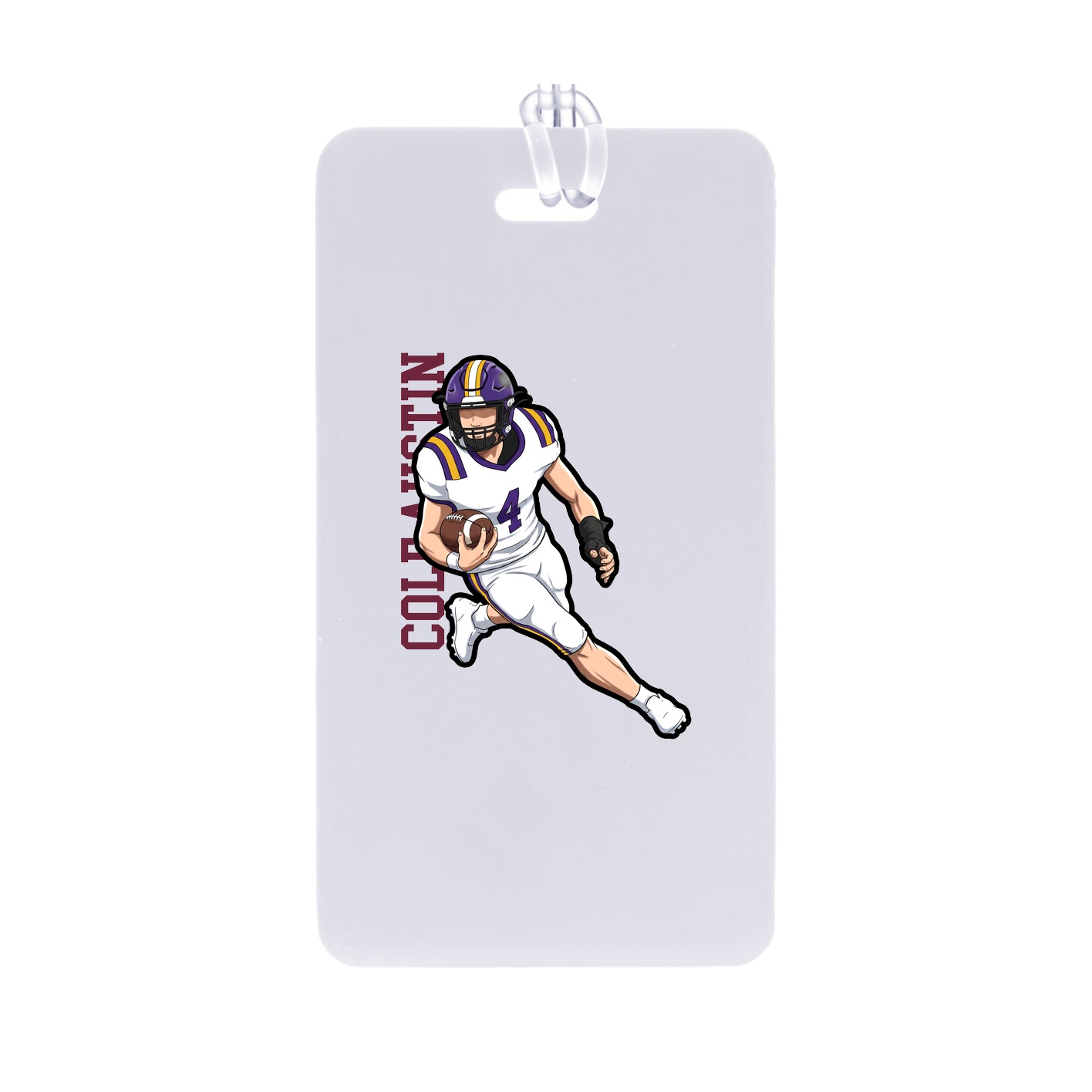 Bag Tag — Name Vertical in Classic