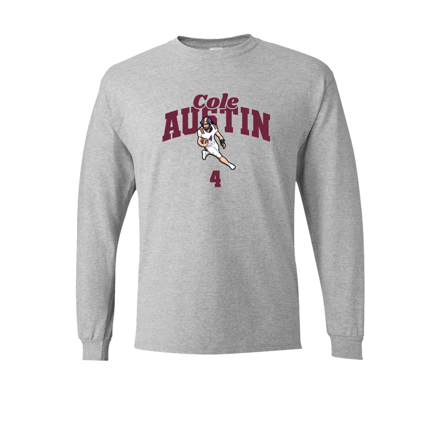 Long Sleeve Tee — Signature Arch in Grey