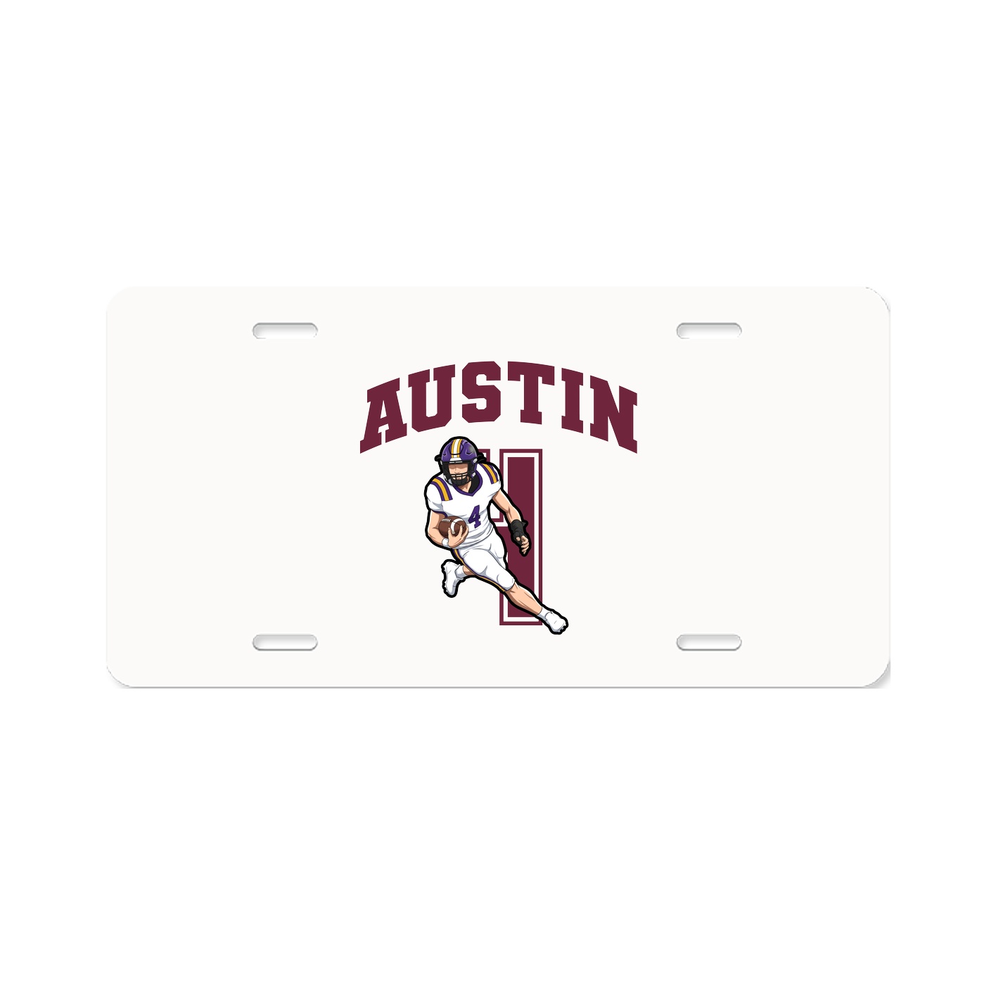 License Plate — Number in Classic