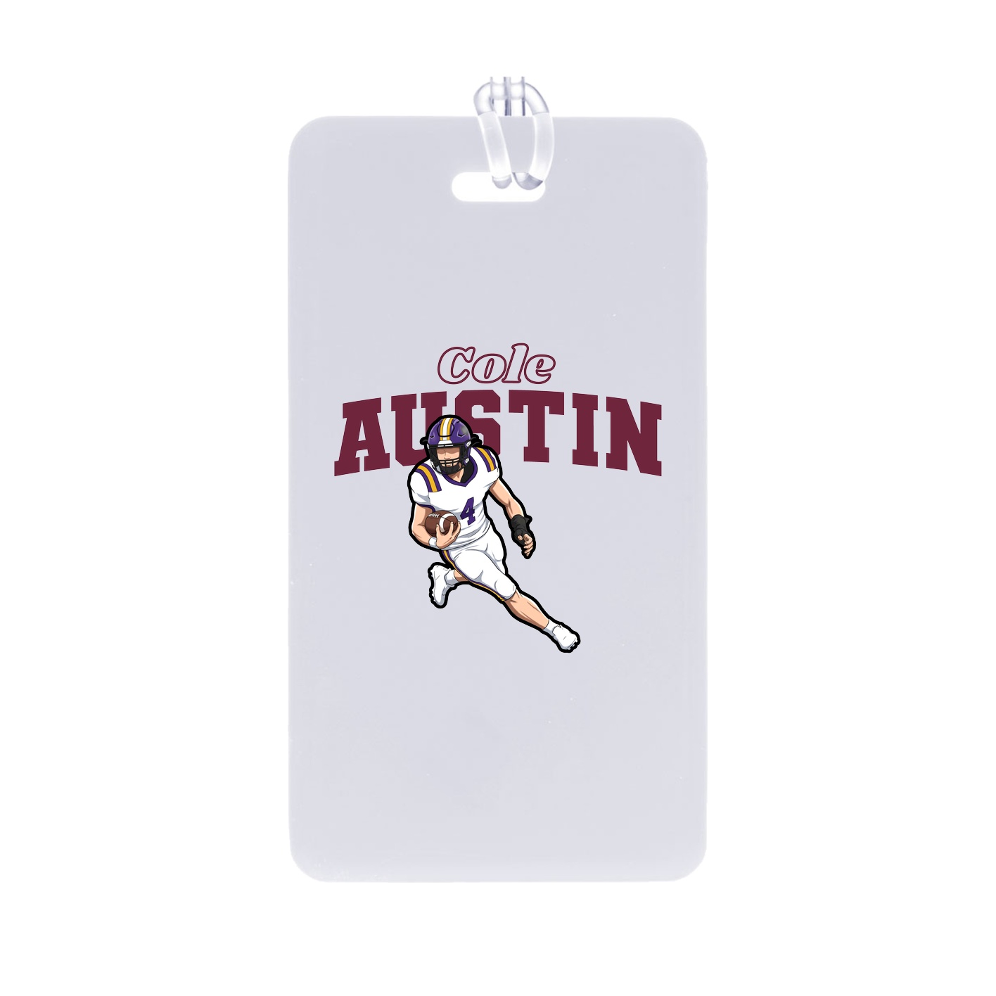Bag Tag — Name Arch in Classic