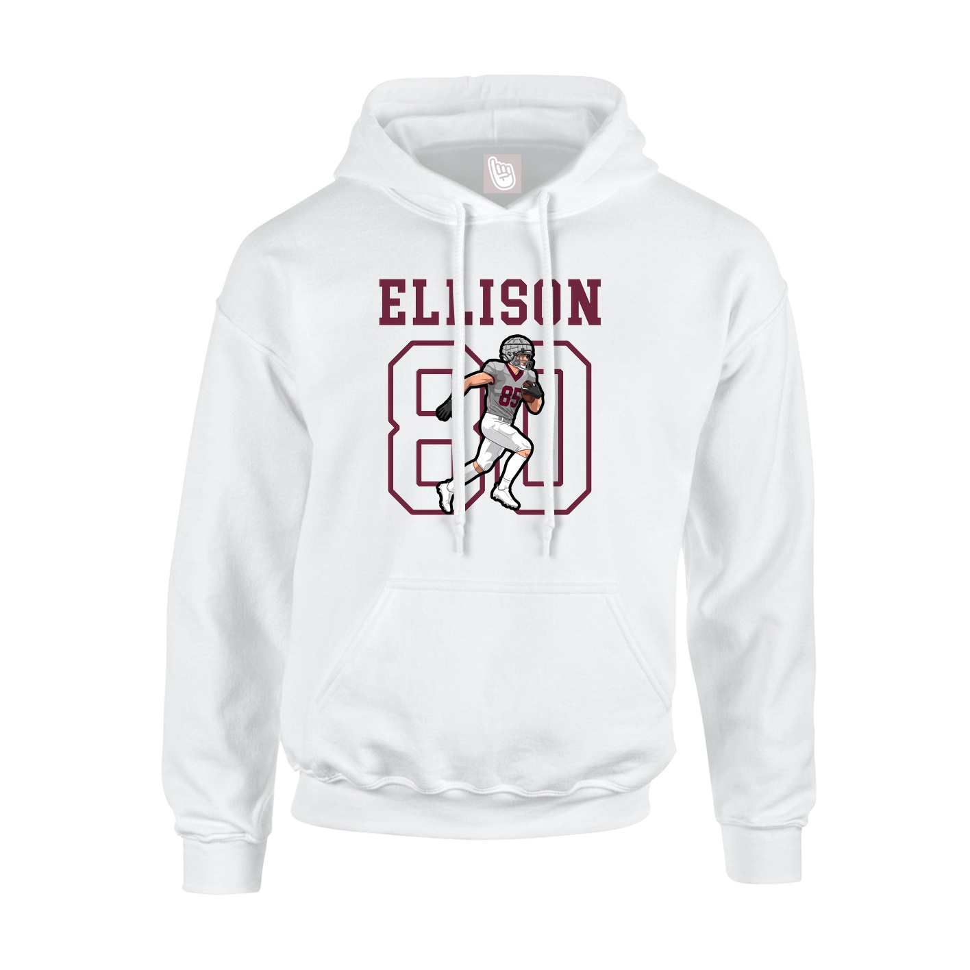 Youth Hoodie — Shirsey in White
