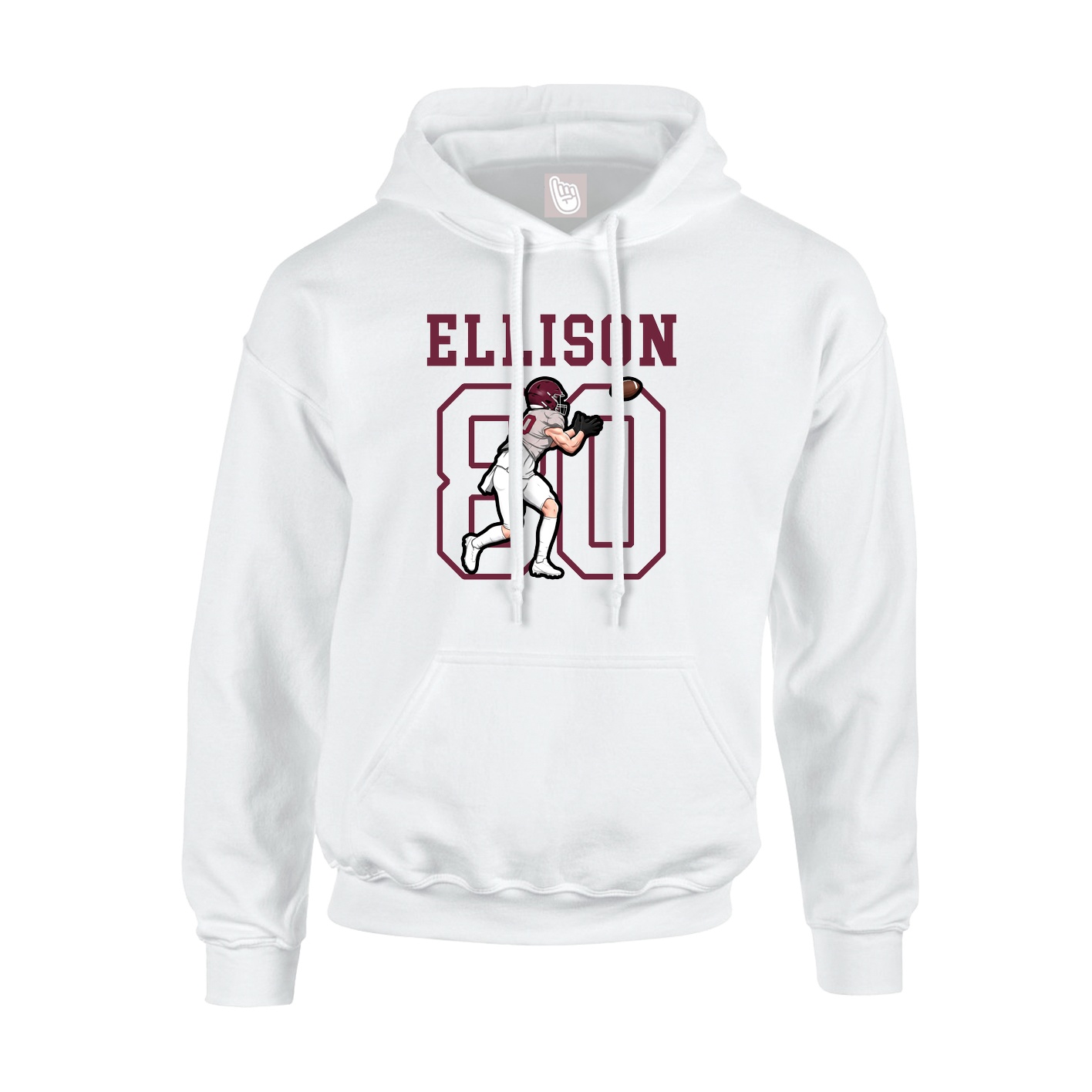 Hoodie — Shirsey in White