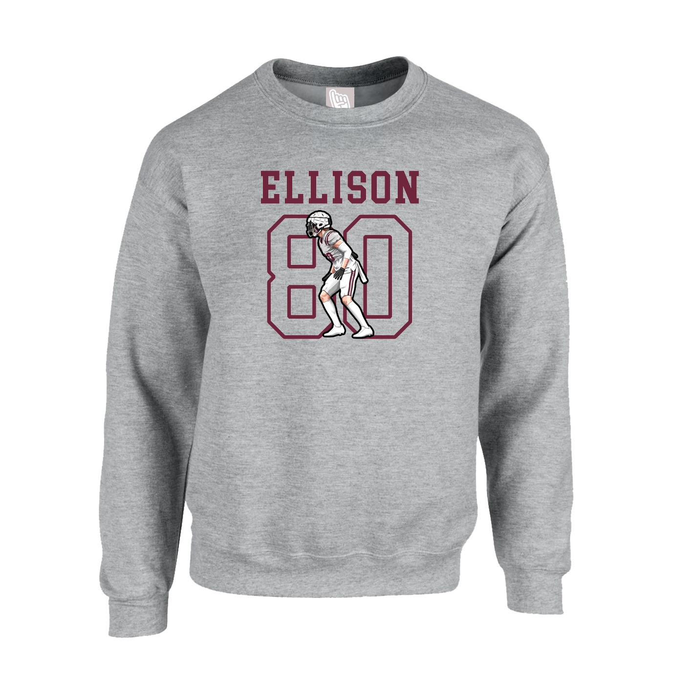 Fleece Crew — Shirsey in Grey