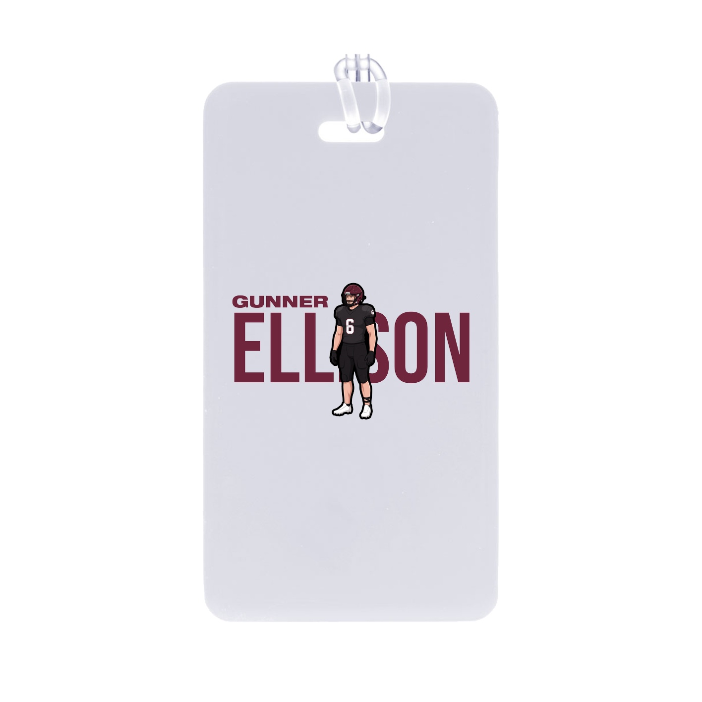 Bag Tag — Player Name in Classic