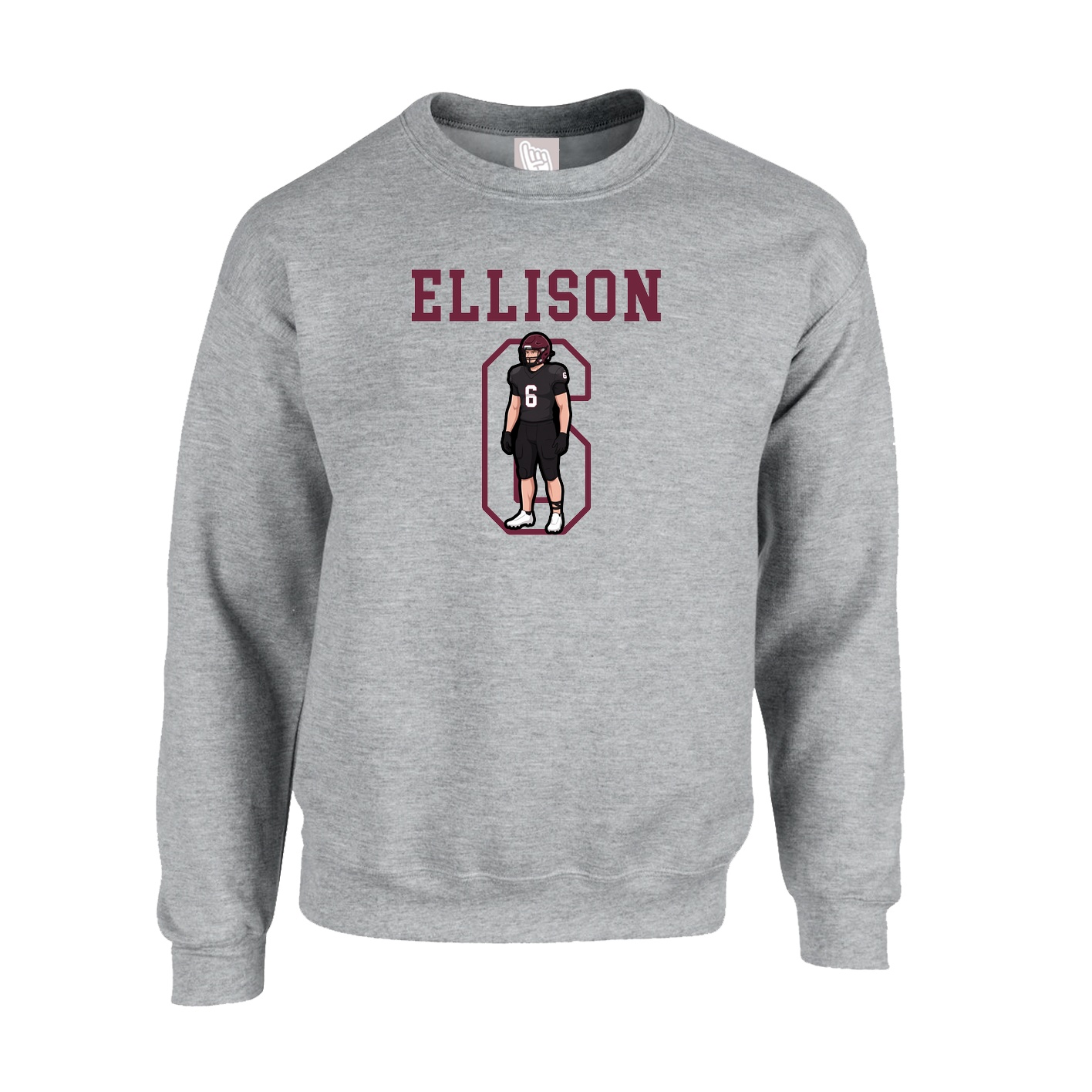 Fleece Crew — Shirsey in Grey