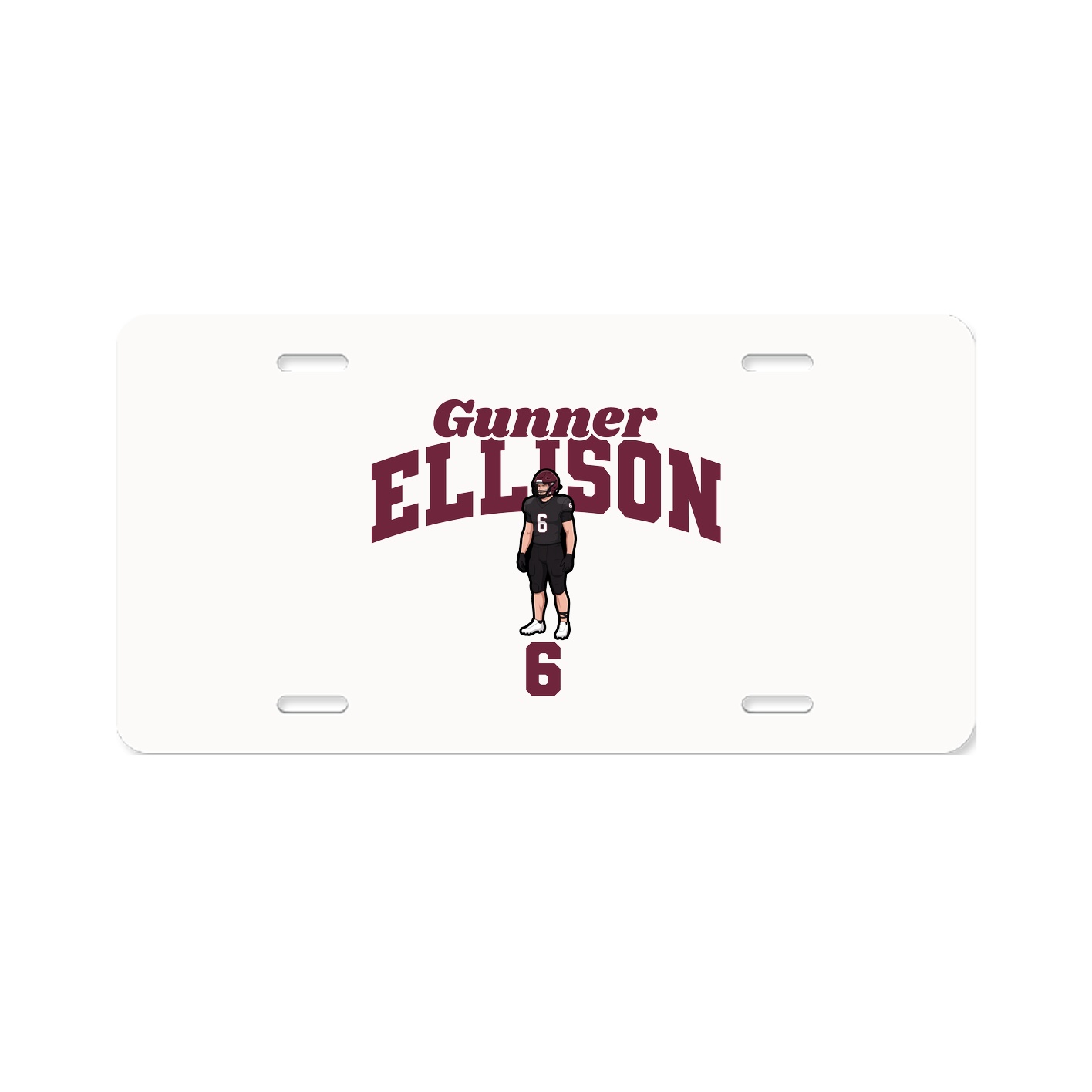 License Plate — Signature Arch in Classic