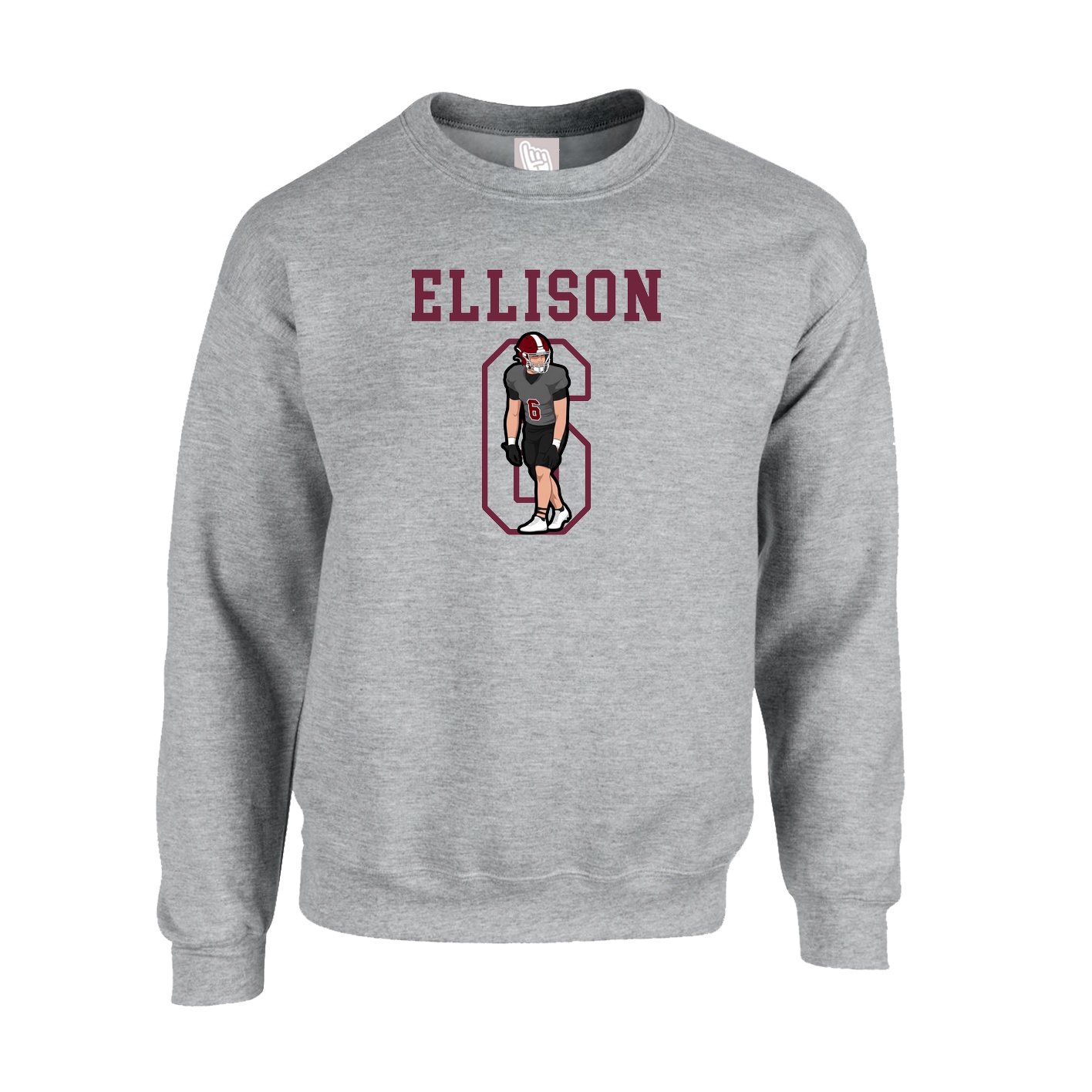 Fleece Crew — Shirsey in Grey