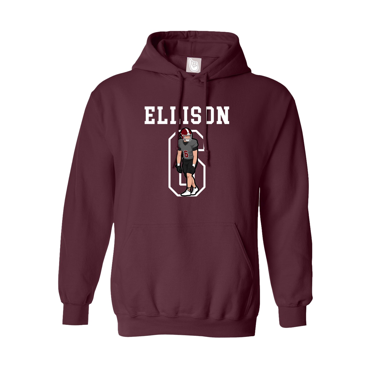 Youth Hoodie — Shirsey in Maroon