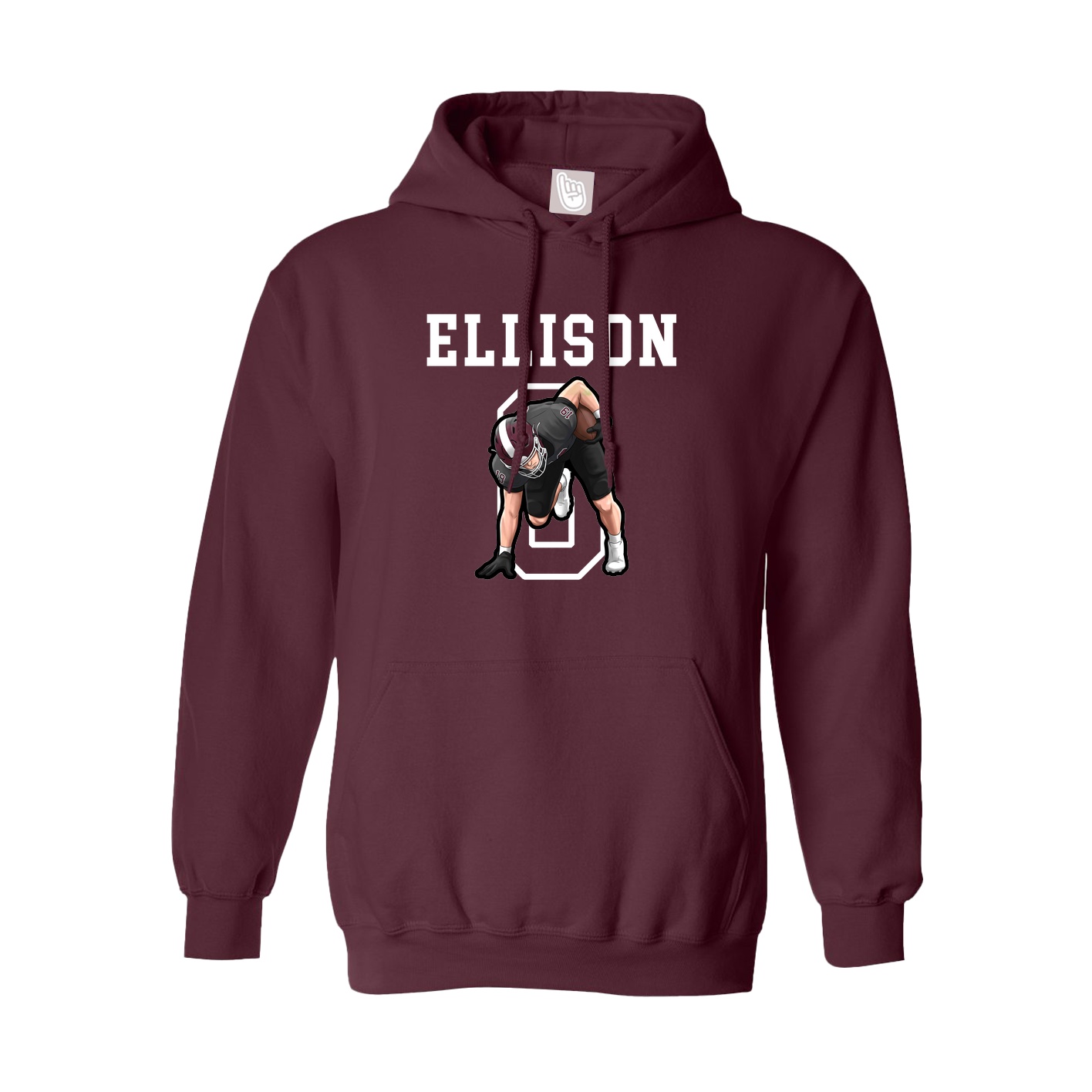 Youth Hoodie — Shirsey in Maroon