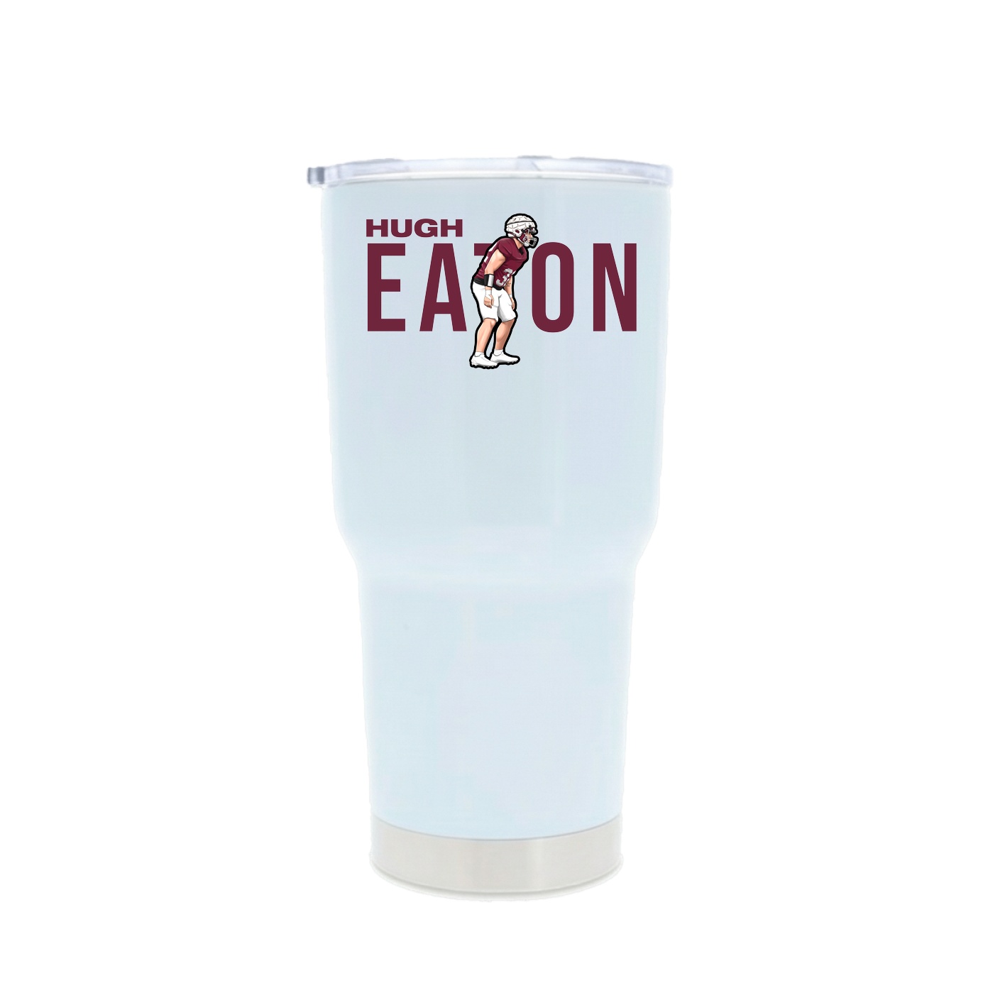 30oz Stainless Steel Tumbler — Player Name in White