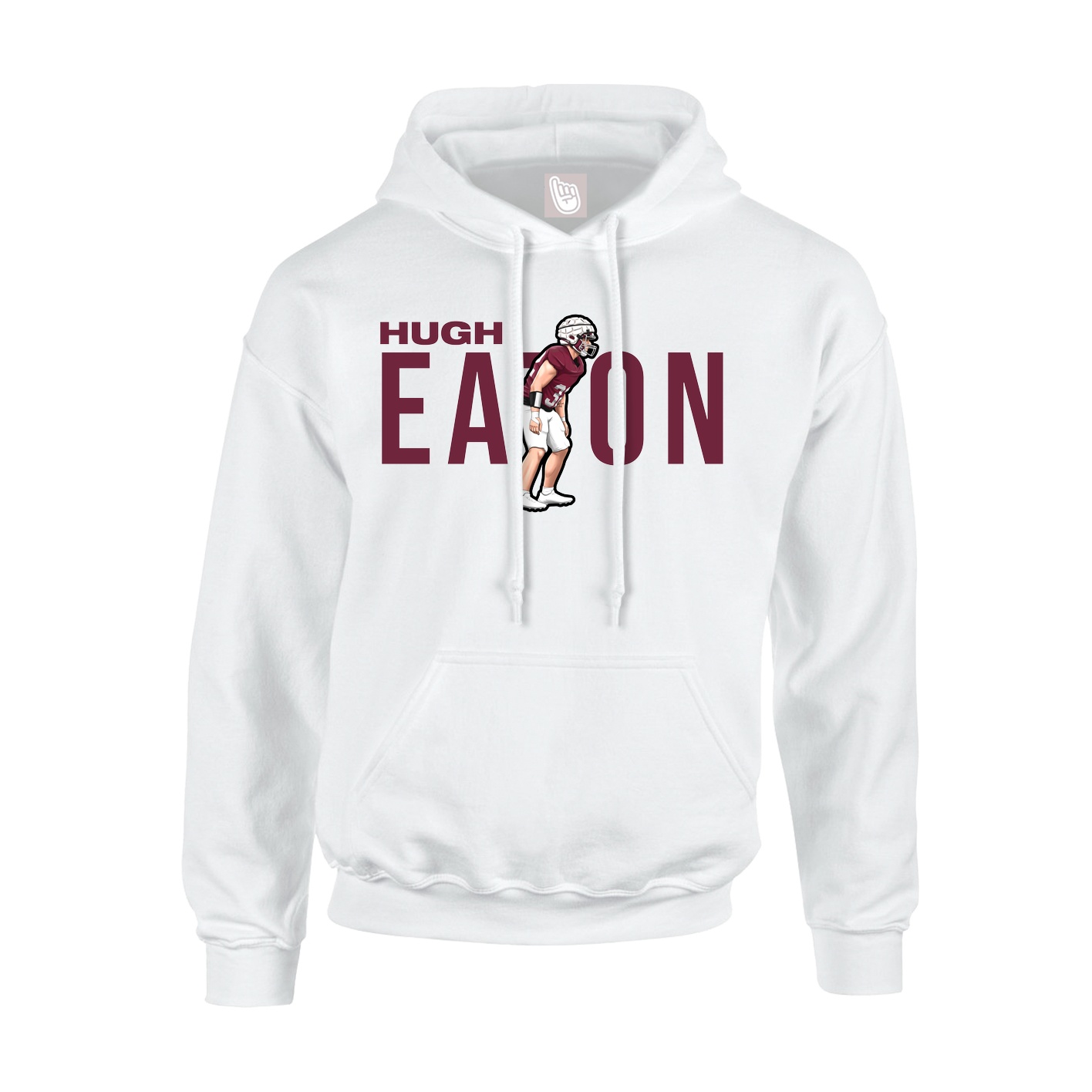 Hoodie — Player Name in White