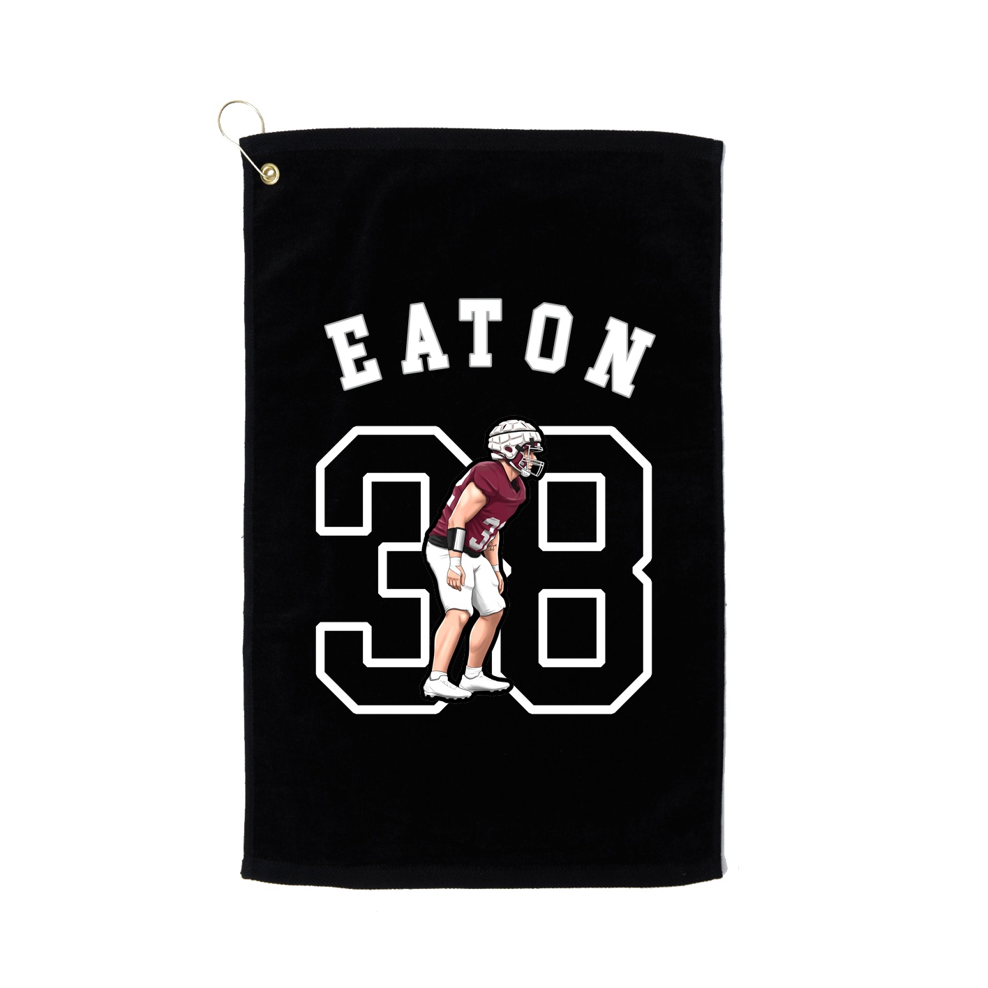 Golf Towel — Shirsey Arch in Black