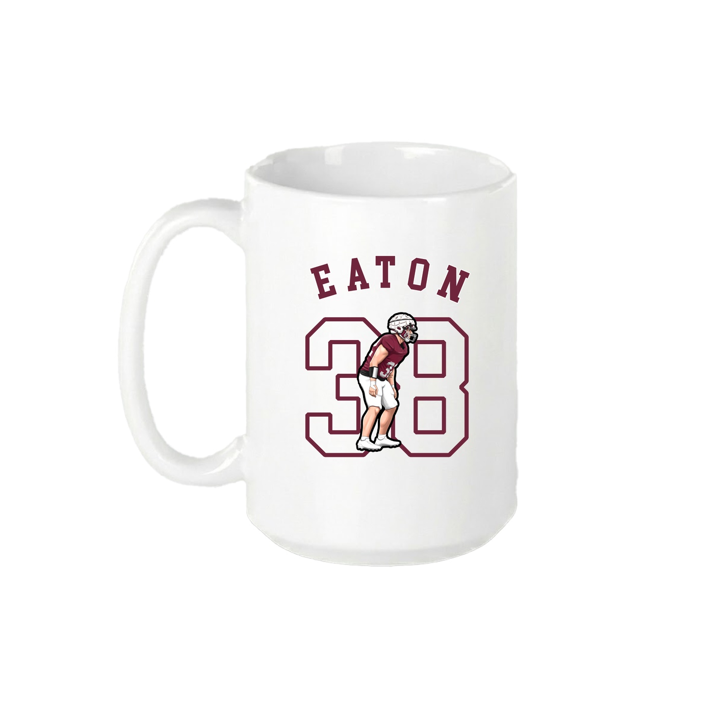 15oz Coffee Mug — Shirsey Arch in White