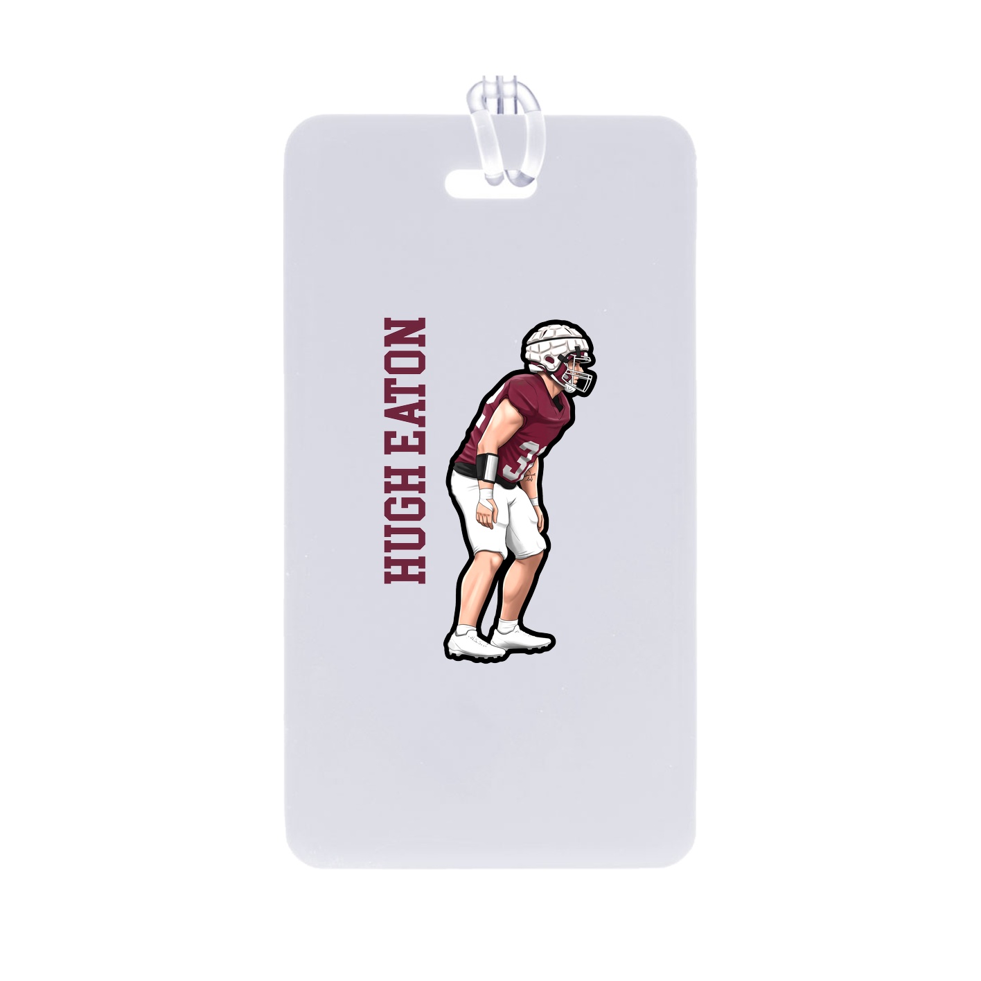 Bag Tag — Name Vertical in Classic