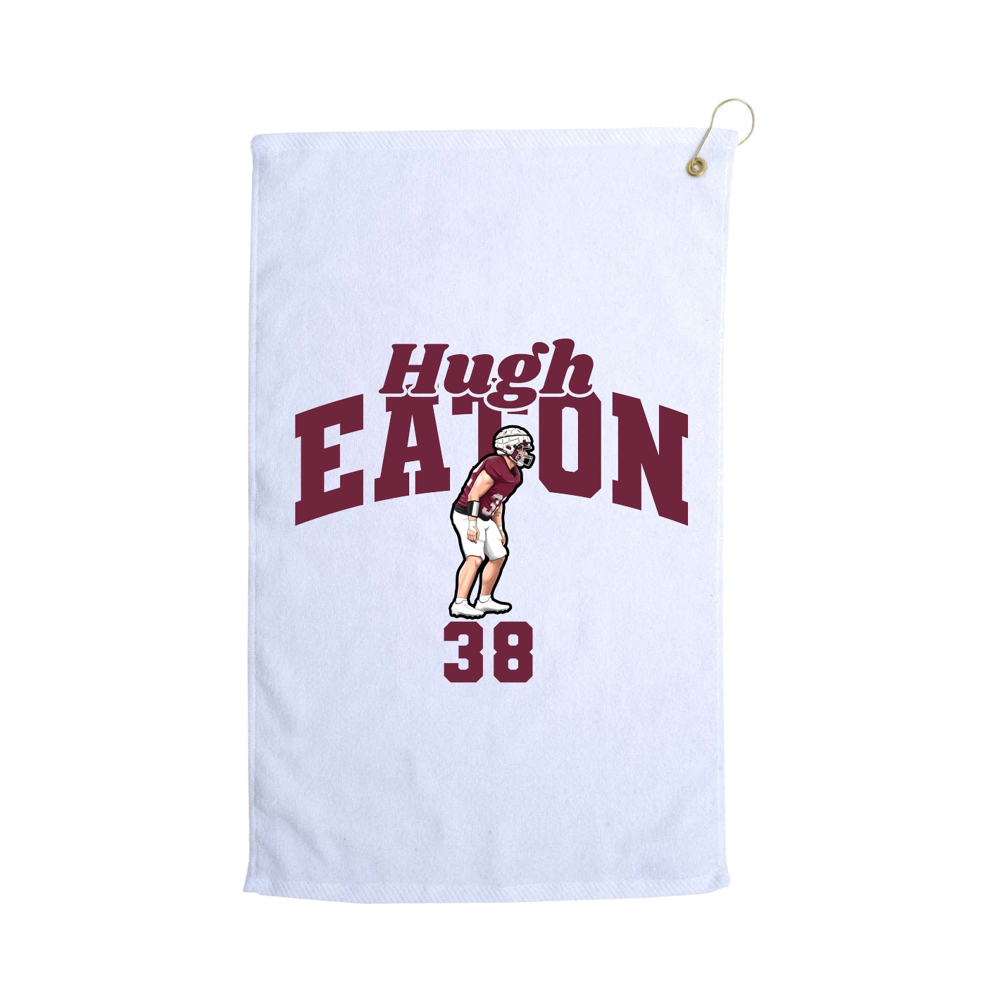 Golf Towel — Signature Arch in White