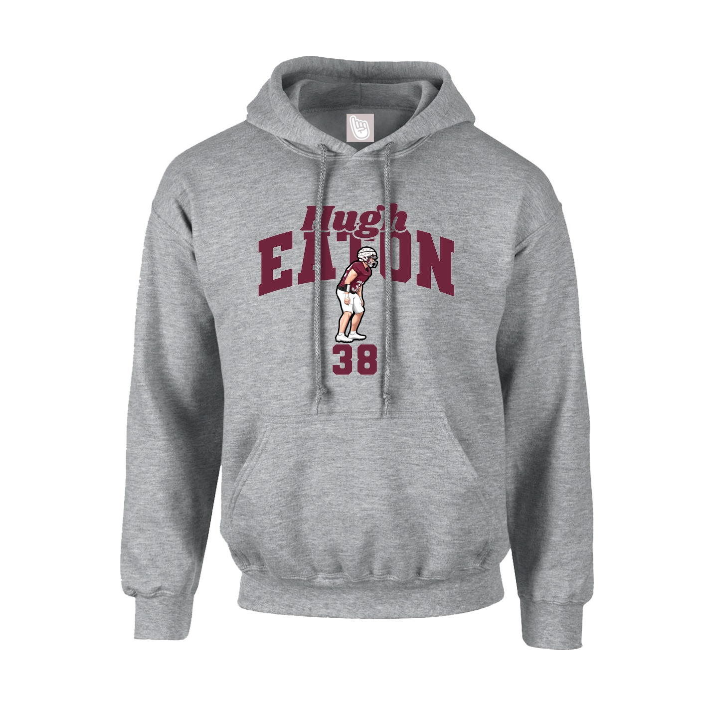 Hoodie — Signature Arch in Grey
