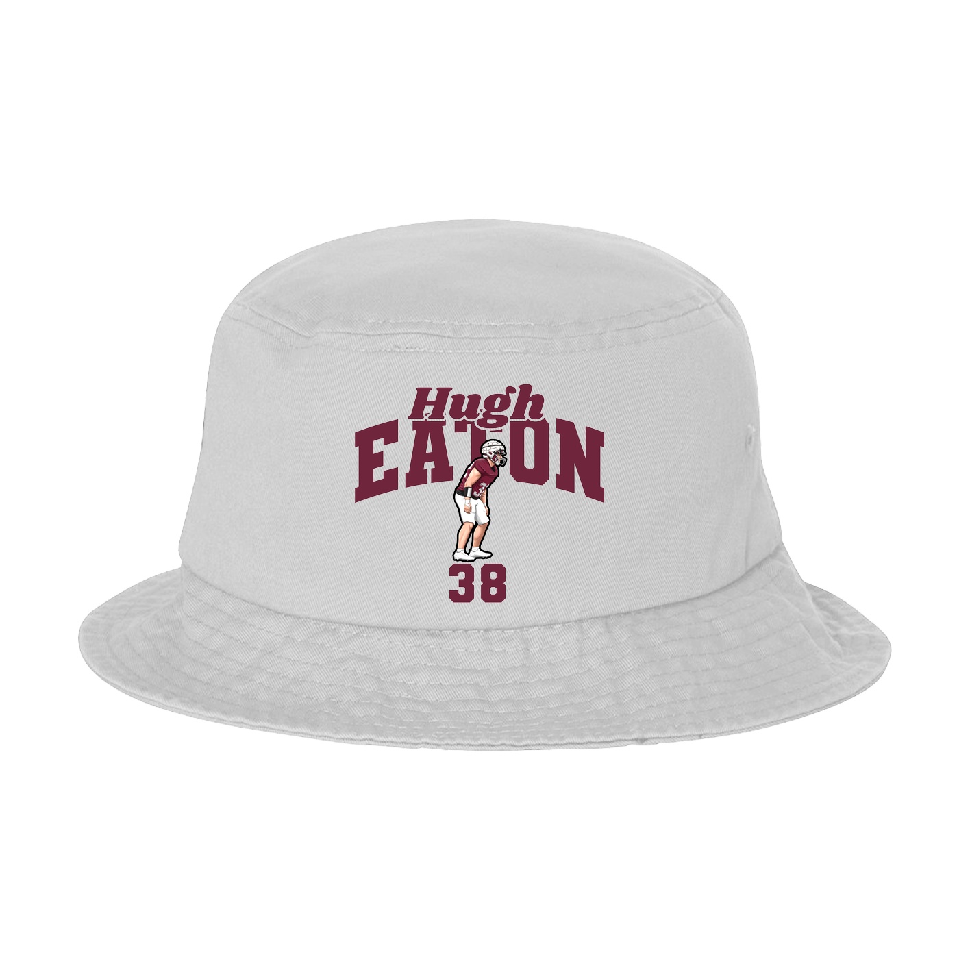 Bucket Cap — Signature Arch in White