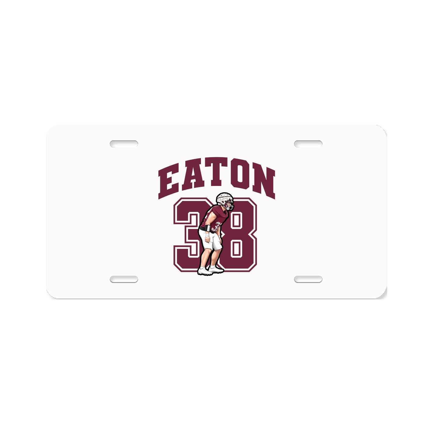 License Plate — Number in Classic