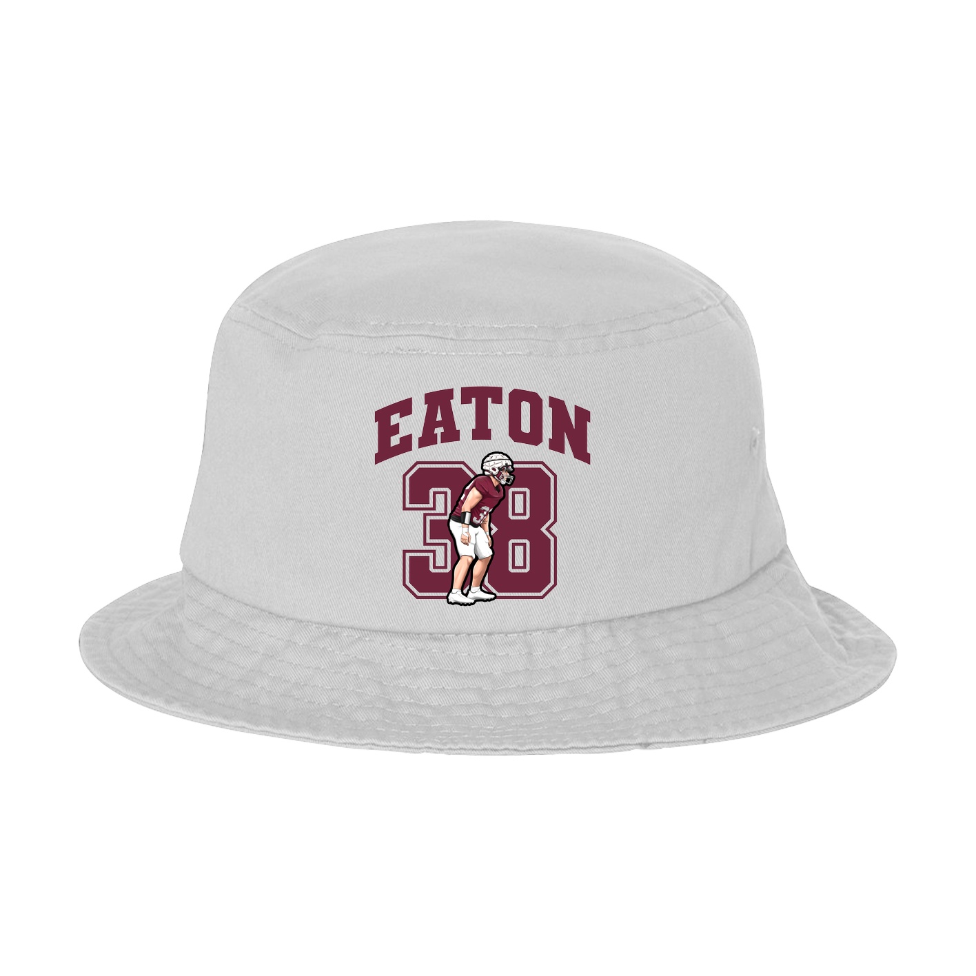Bucket Cap — Number in White