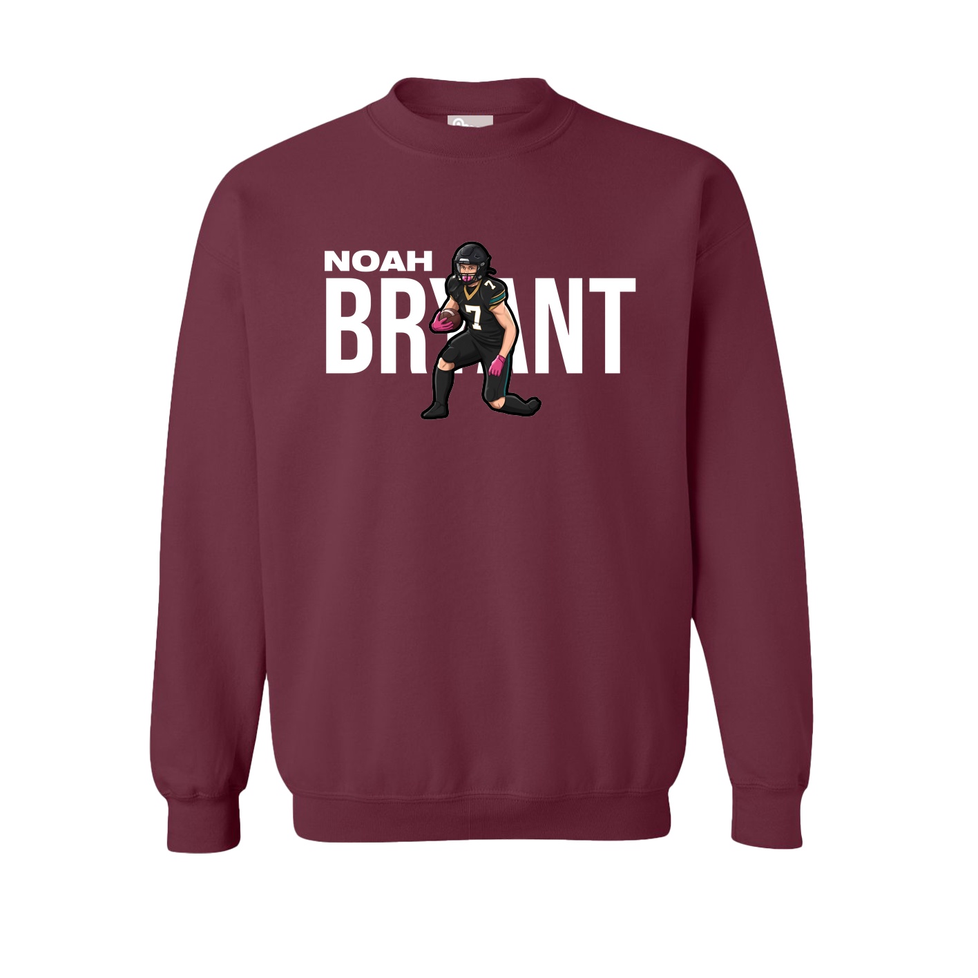 Fleece Crew — Player Name in Maroon