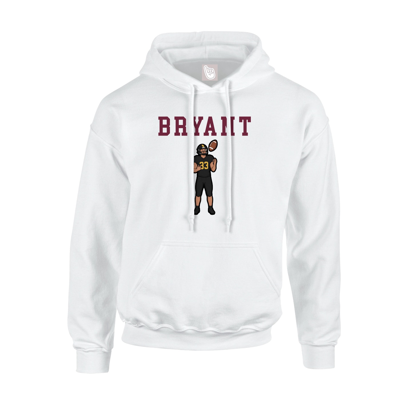 Hoodie — Shirsey in White