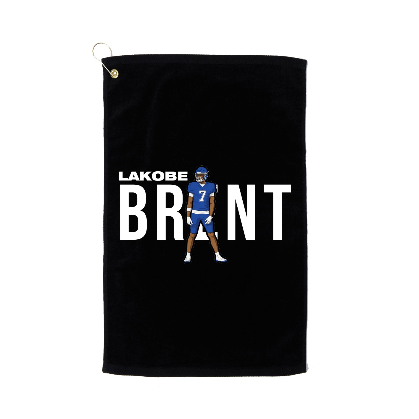 Golf Towel — Player Name in Black
