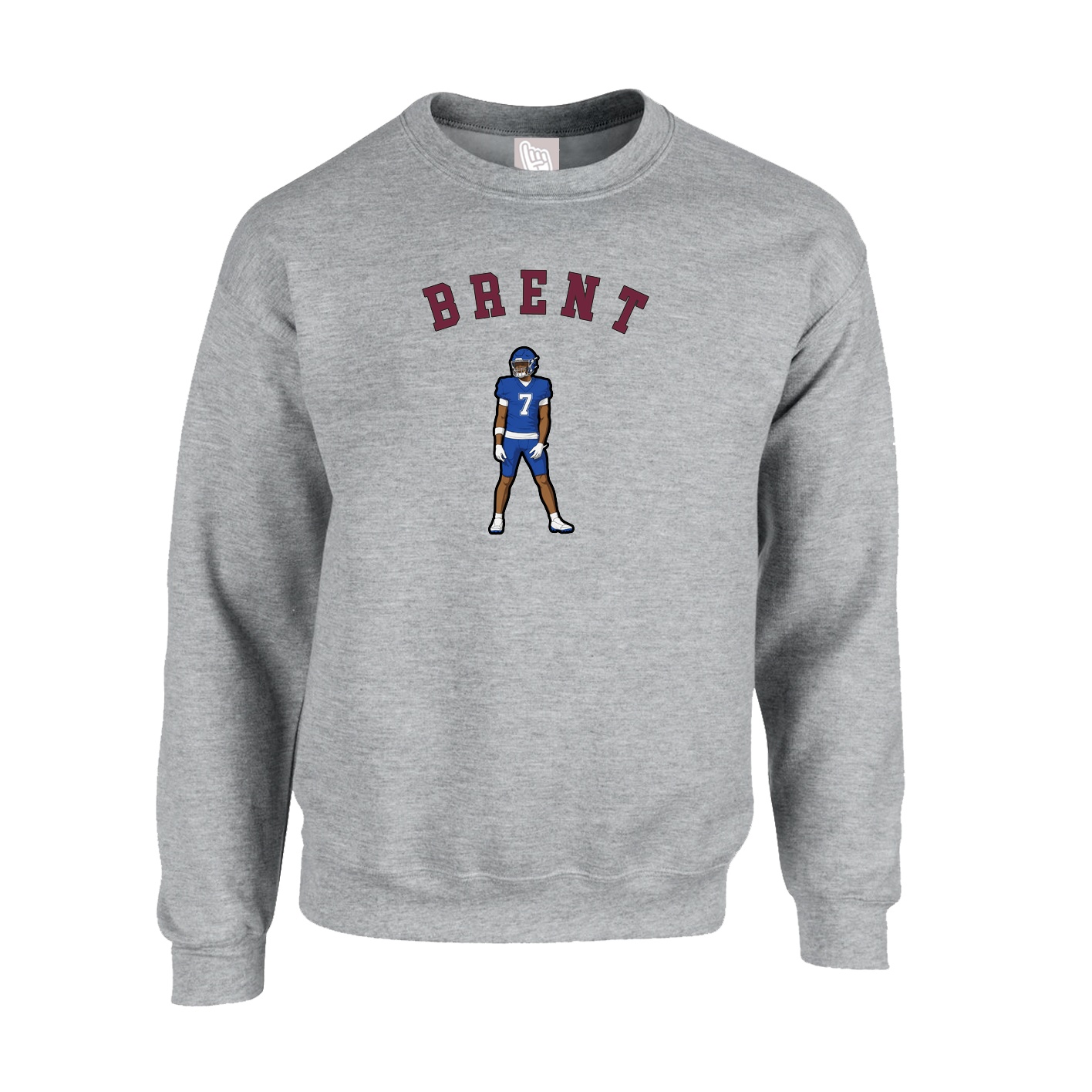 Fleece Crew — Shirsey Arch in Grey