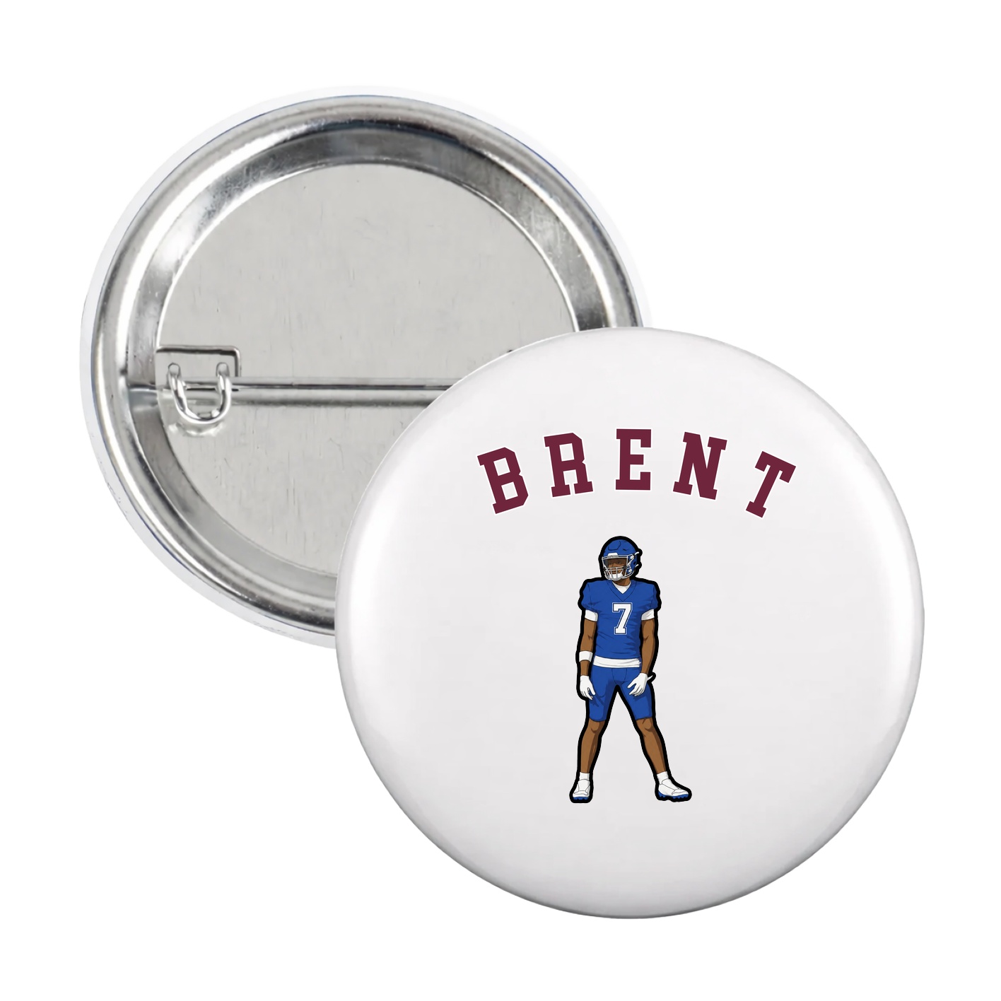 Game Day Button — Shirsey Arch in White