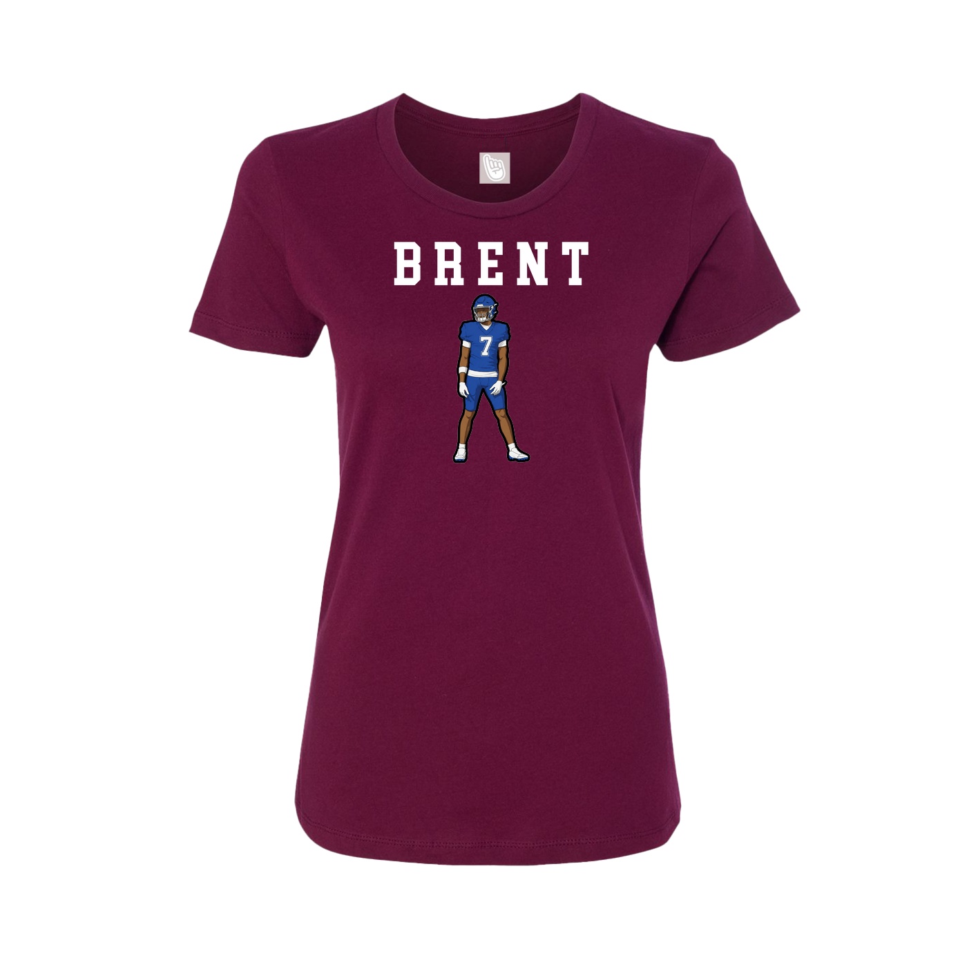 Fitted Women's Tee — Shirsey in Maroon