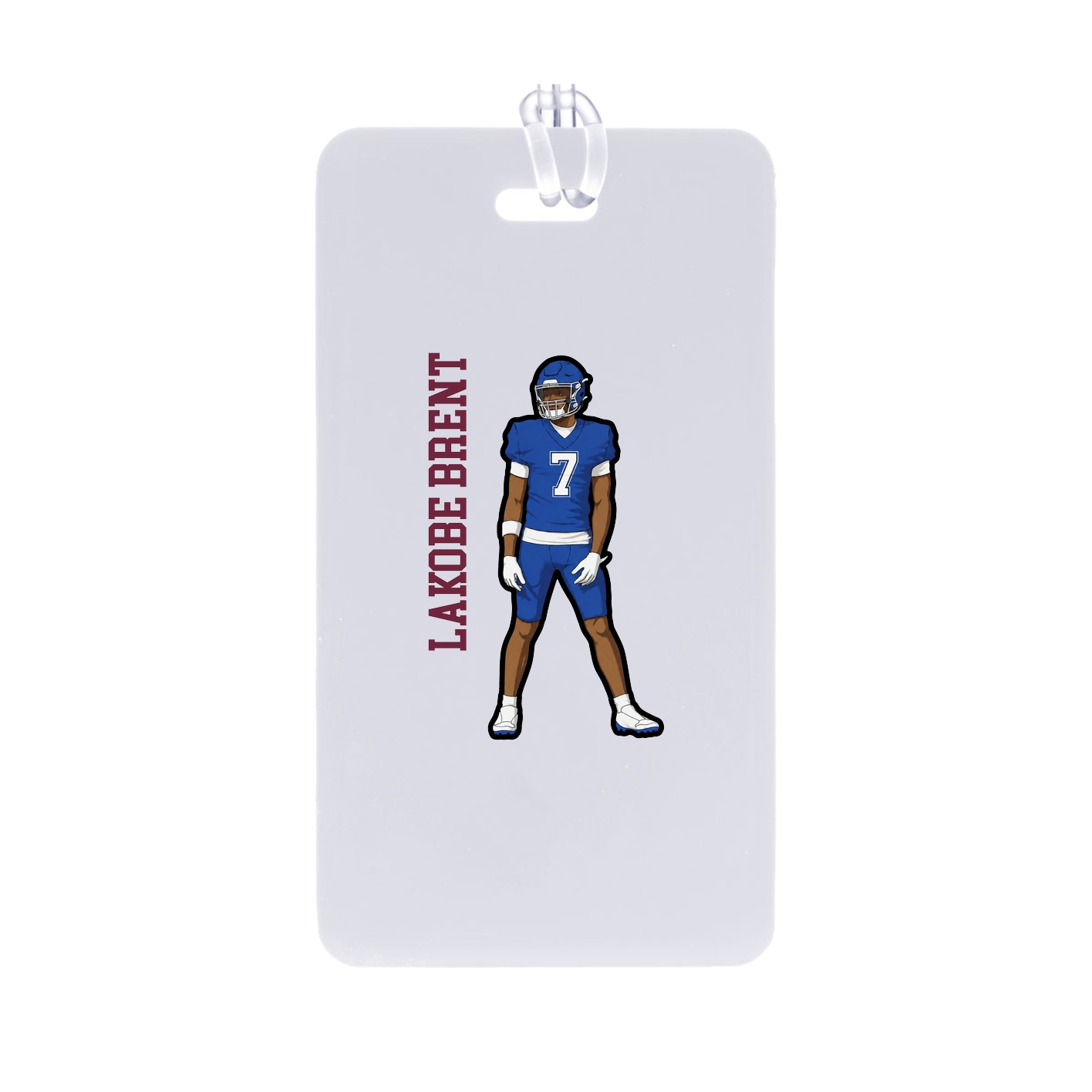 Bag Tag — Name Vertical in Classic