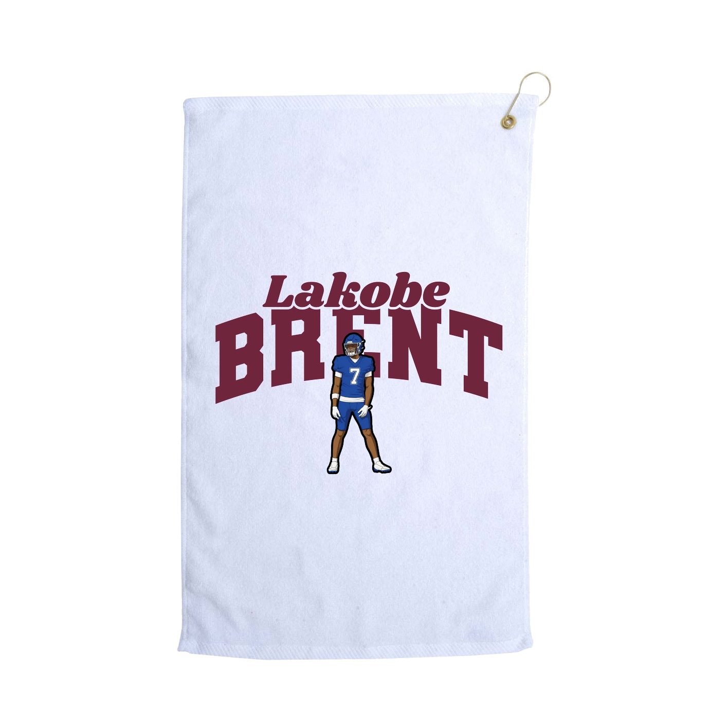 Golf Towel — Signature Arch in White