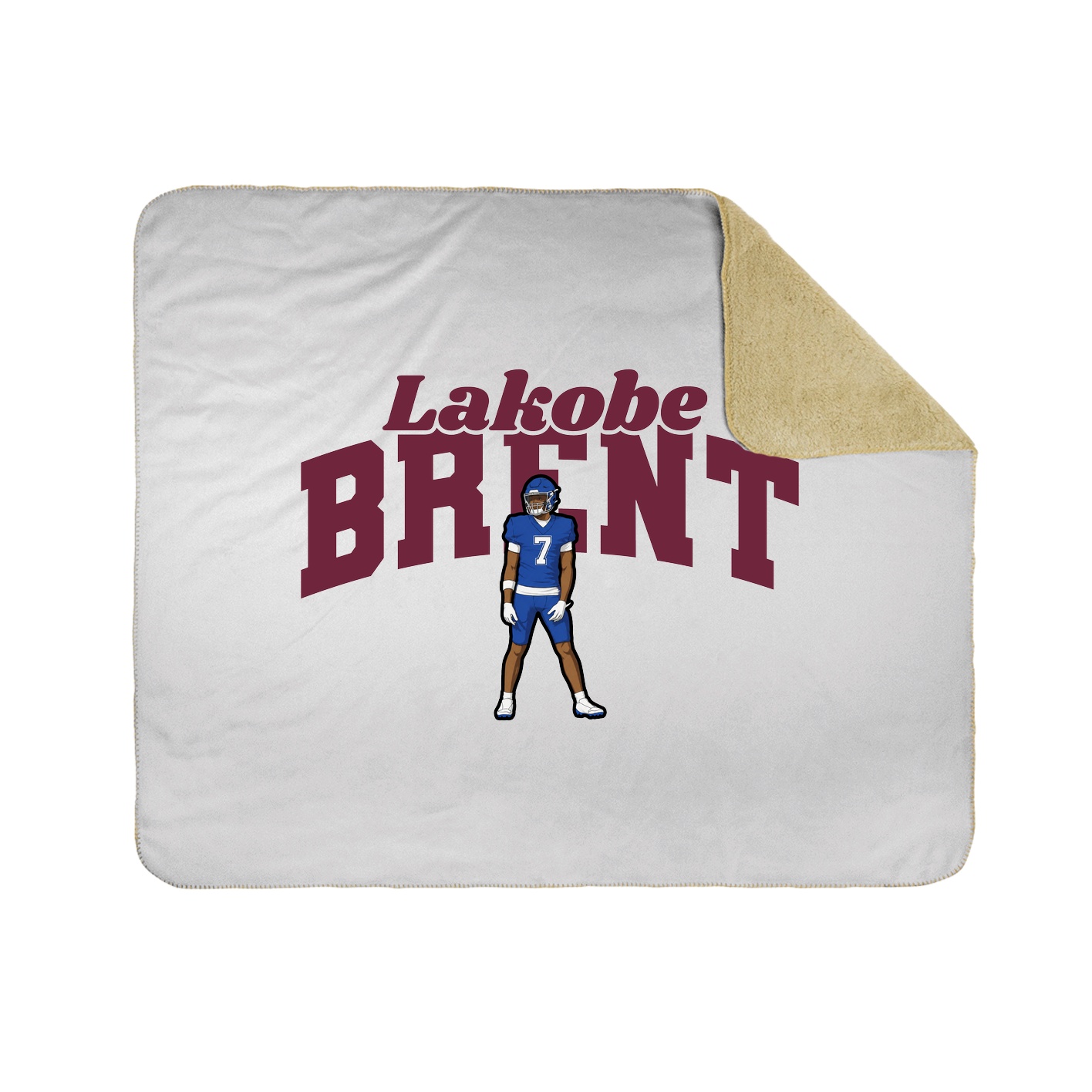 Throw Blanket — Signature Arch in White