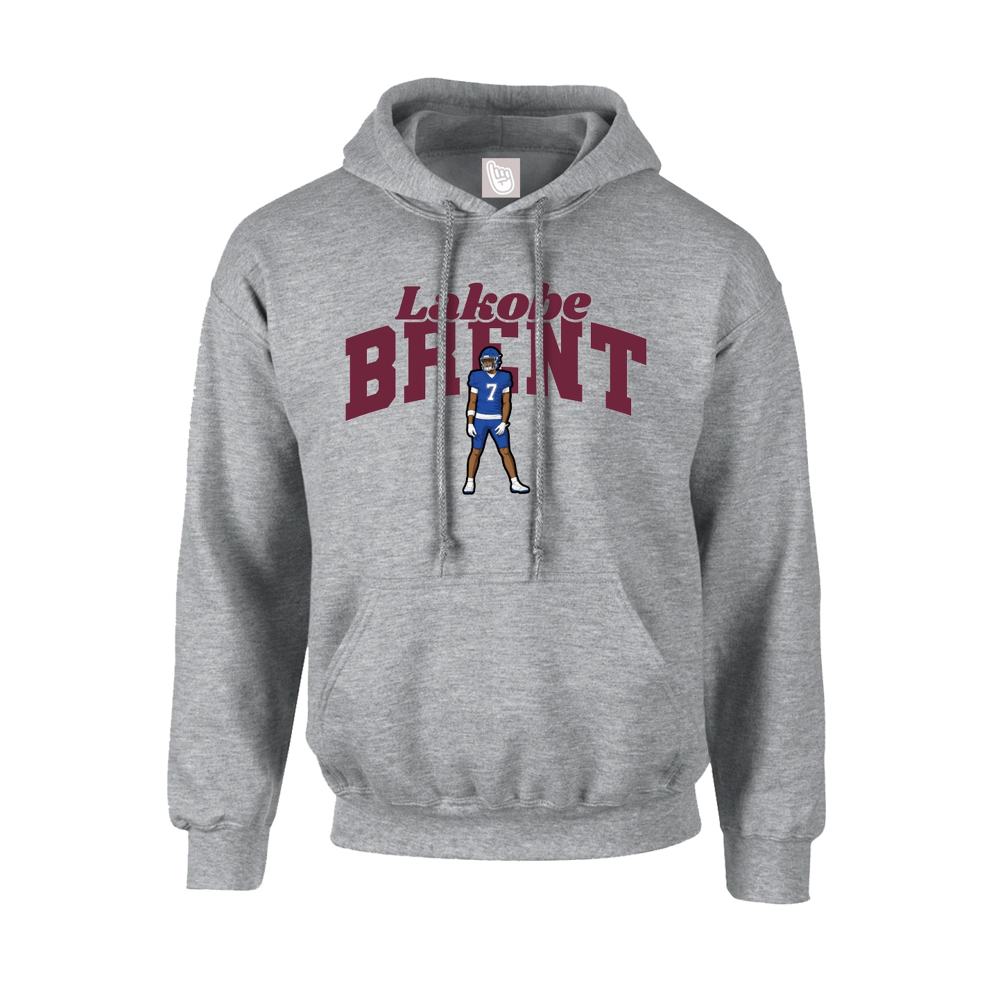 Hoodie — Signature Arch in Grey