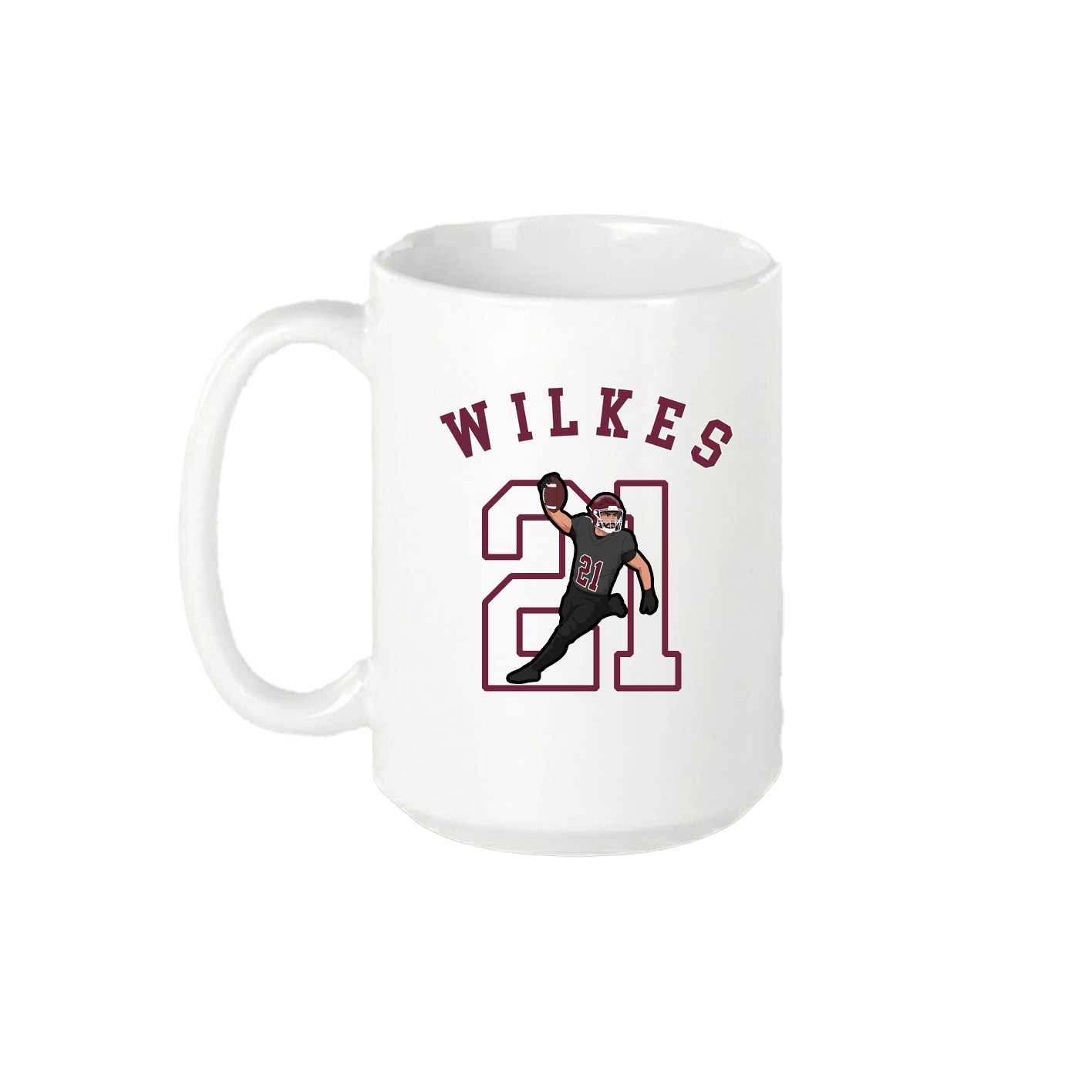 15oz Coffee Mug — Shirsey Arch in White
