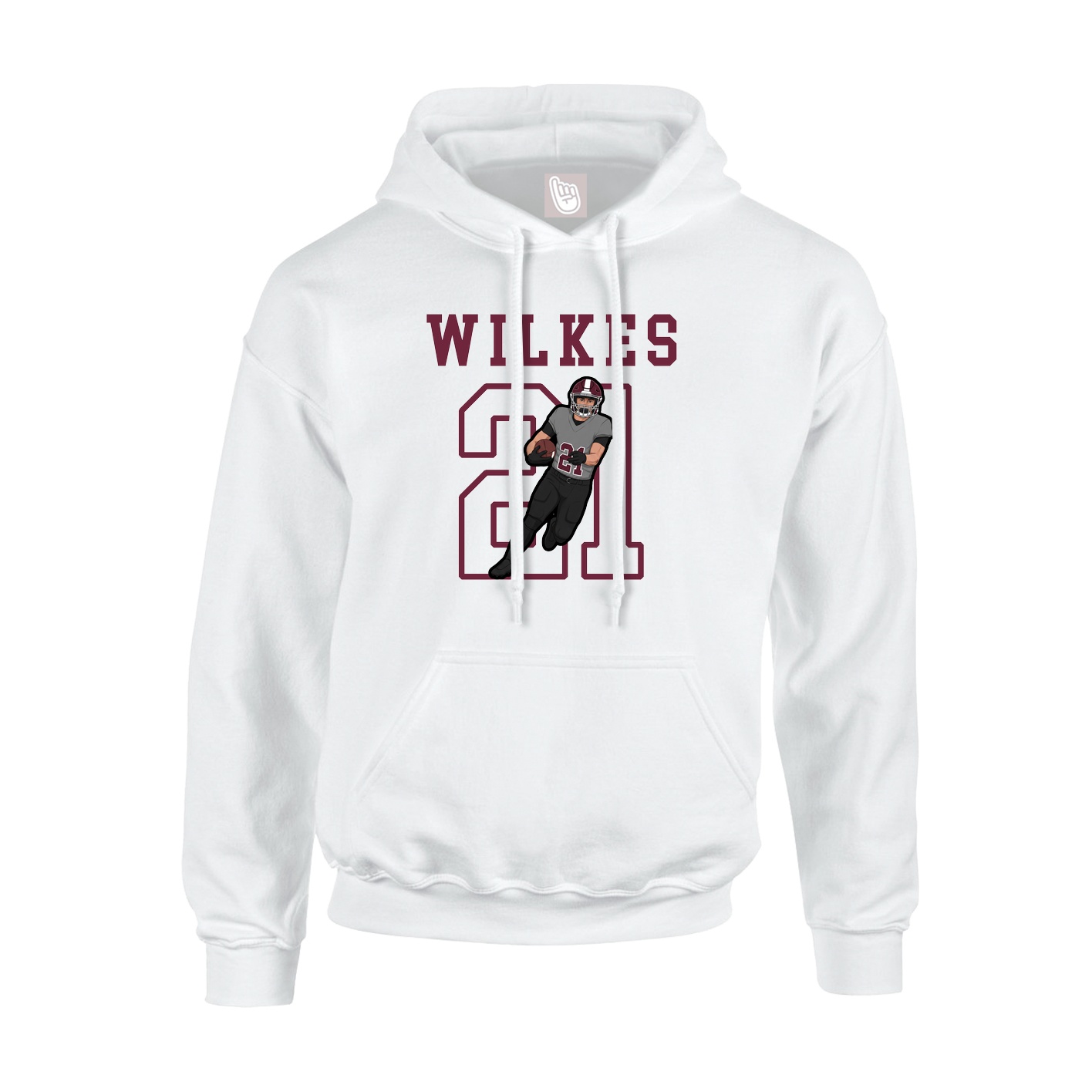 Hoodie — Shirsey in White