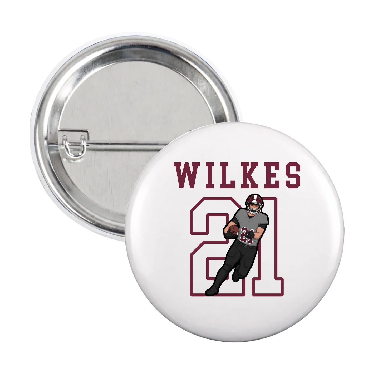 Game Day Button — Shirsey in White