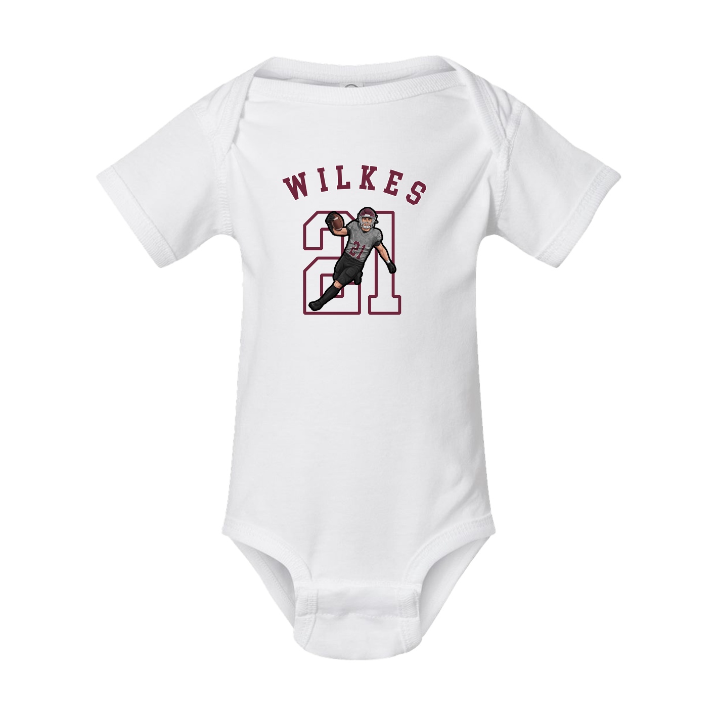 Baby Onesie — Shirsey Arch in White