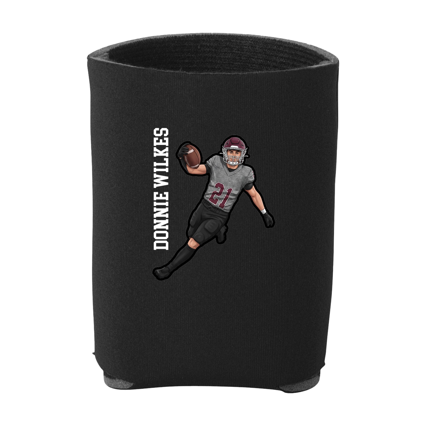 Can Holder — Name Vertical in Black