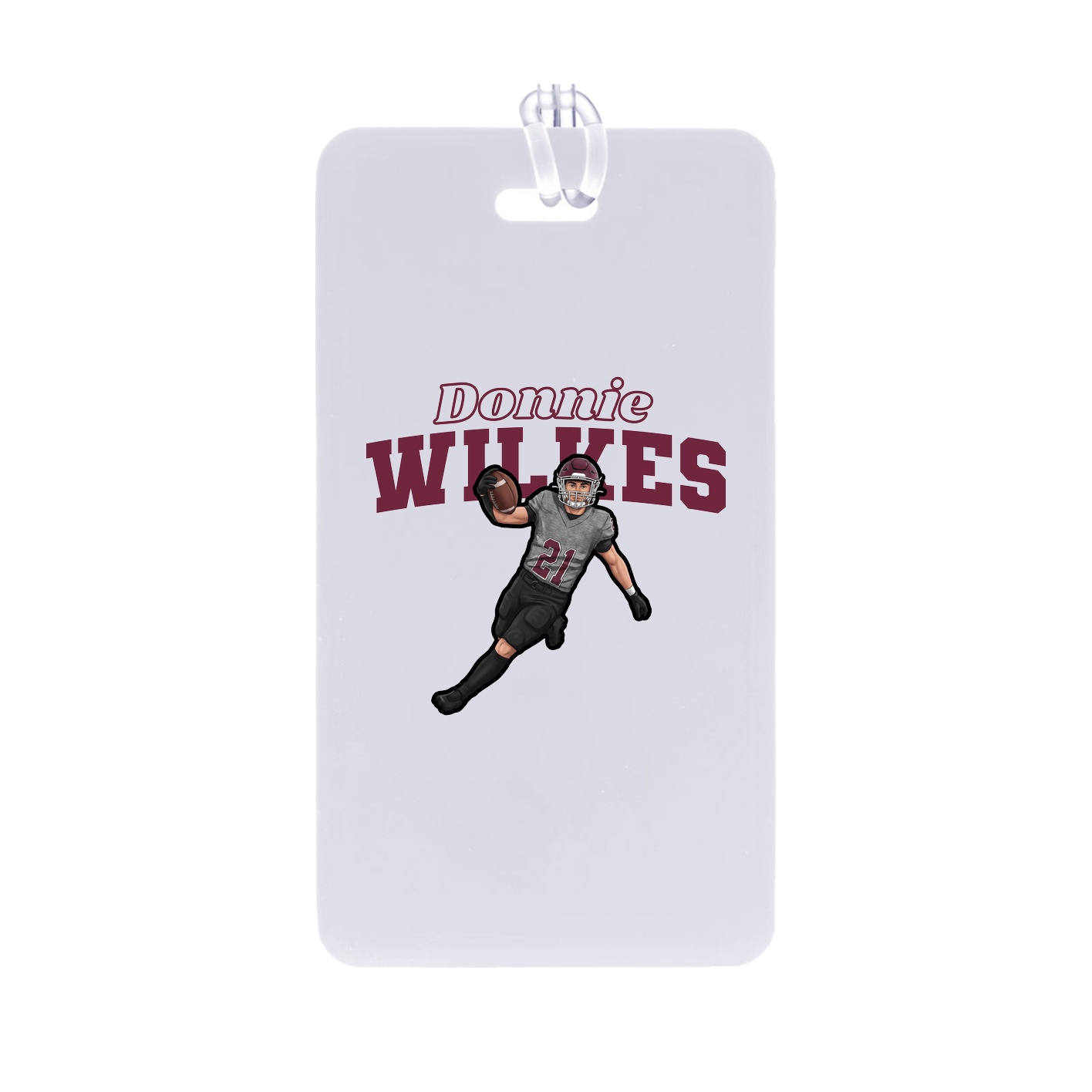 Bag Tag — Name Arch in Classic