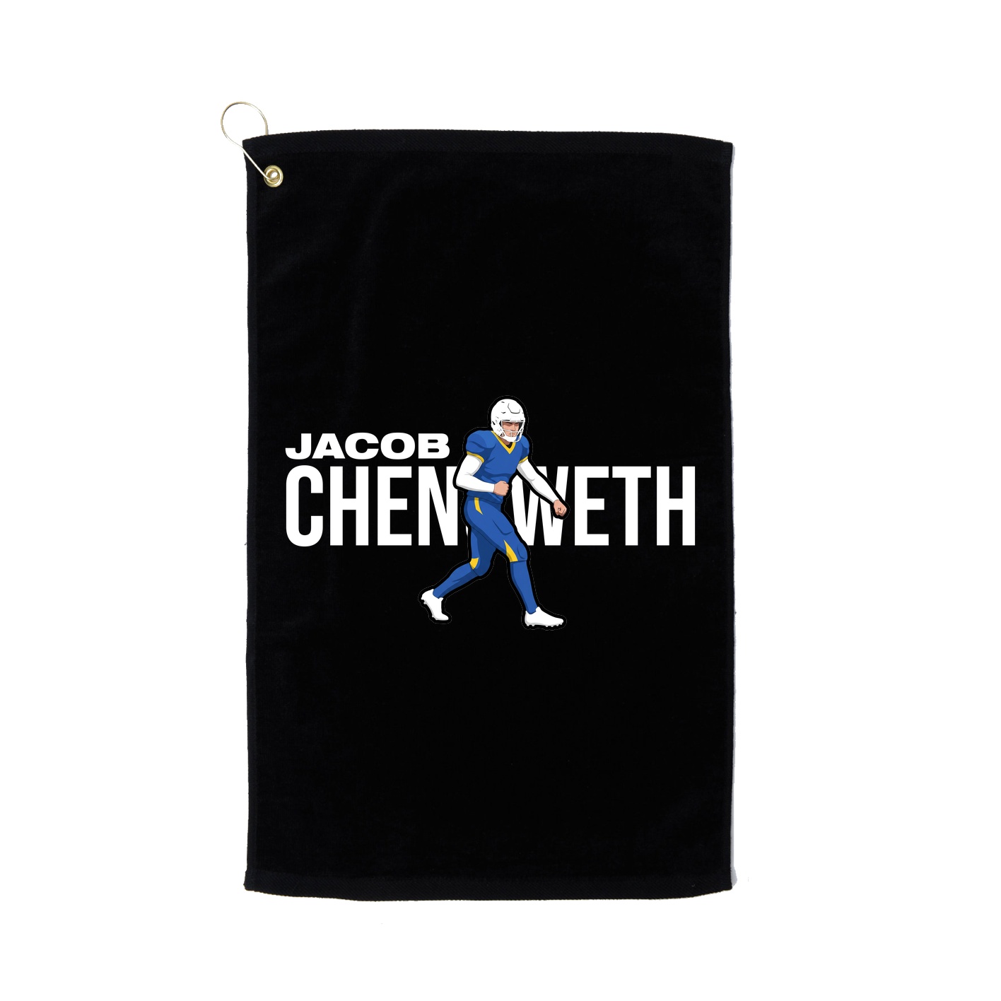 Golf Towel — Player Name in Black