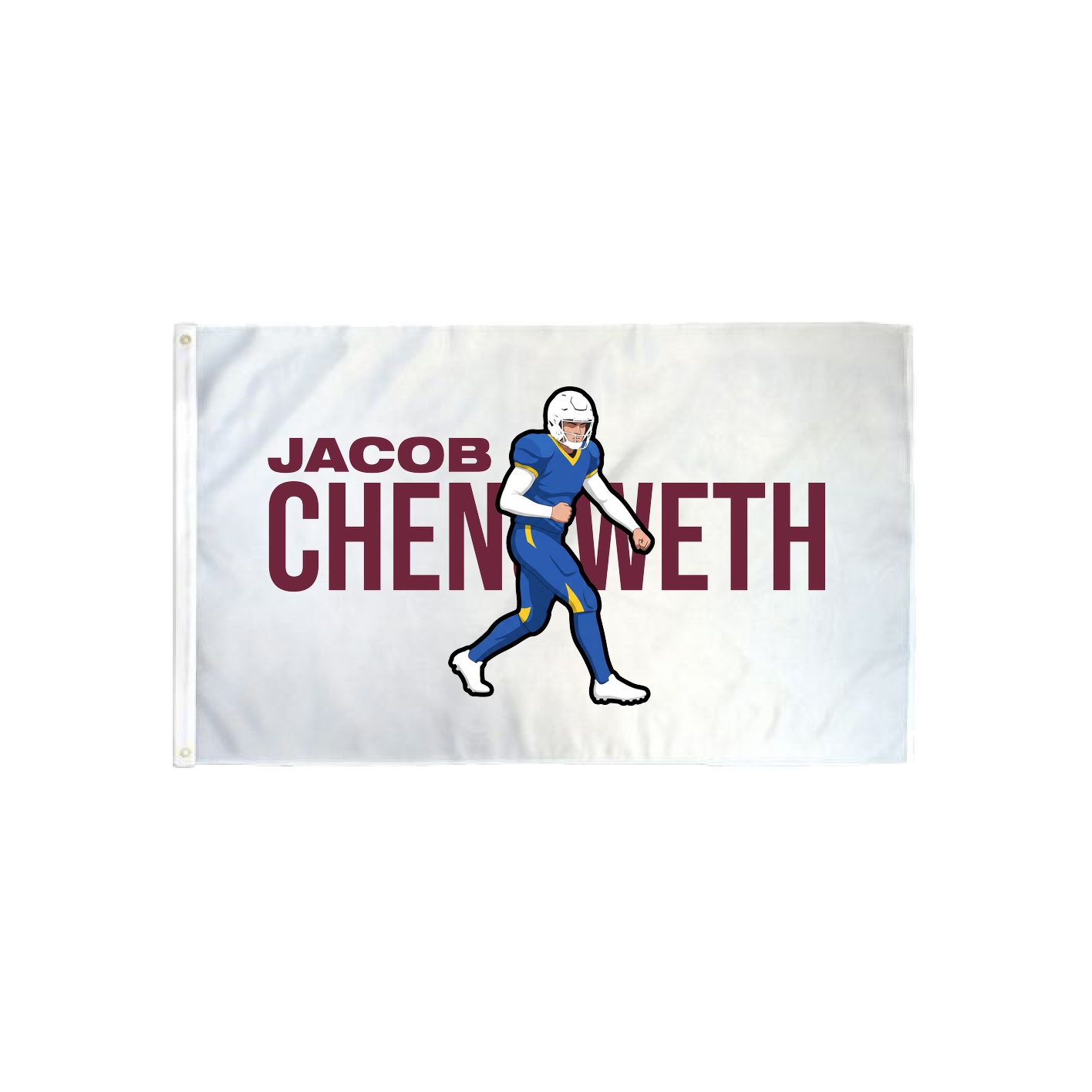 3x5 Flag — Player Name in Classic