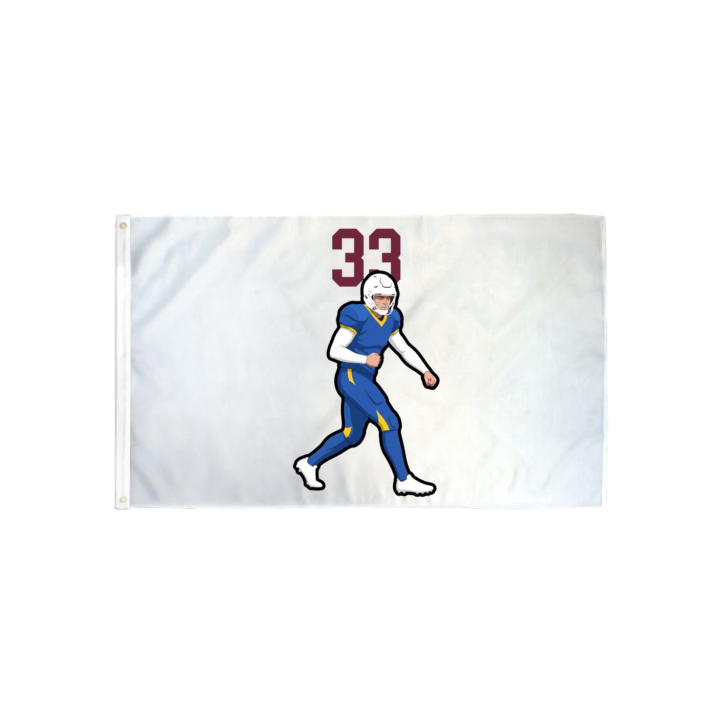 3x5 Flag — Number Top in Classic
