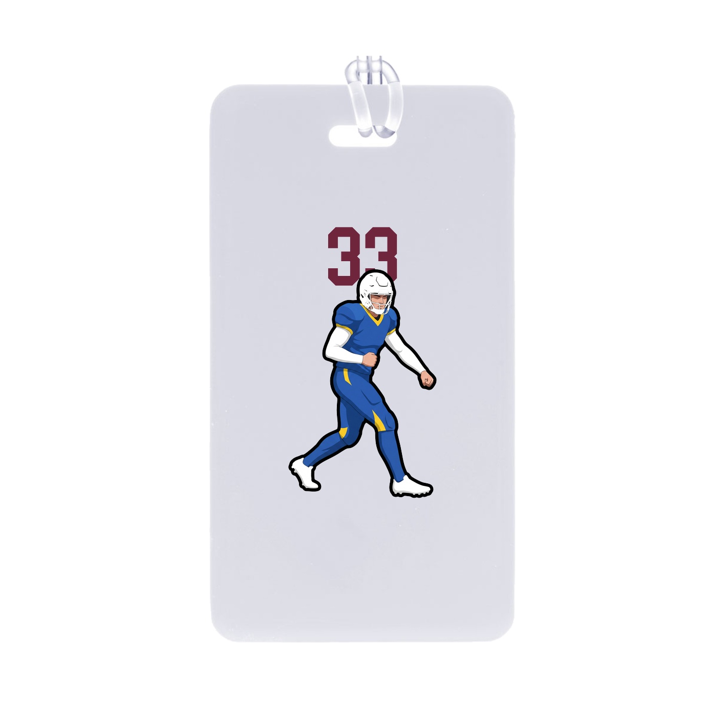 Bag Tag — Number Top in Classic
