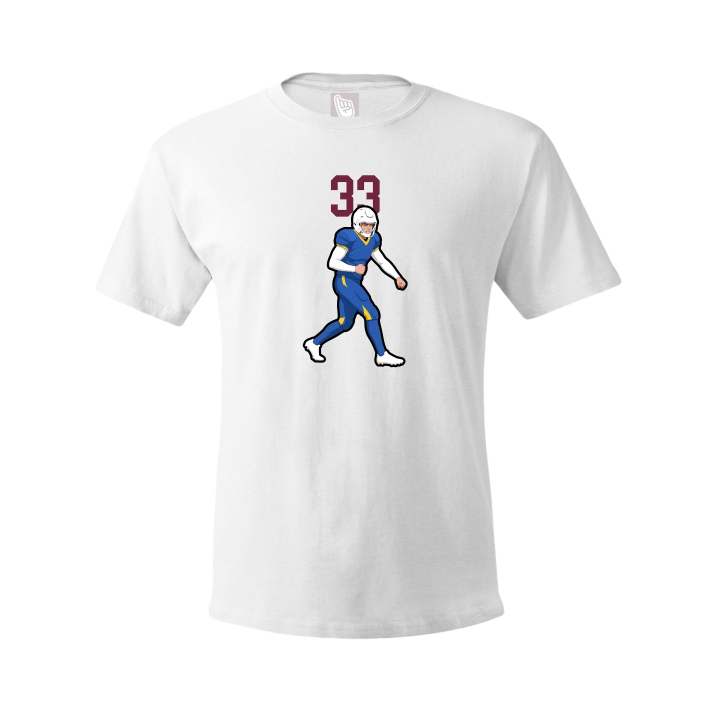 Tee — Number Top in White